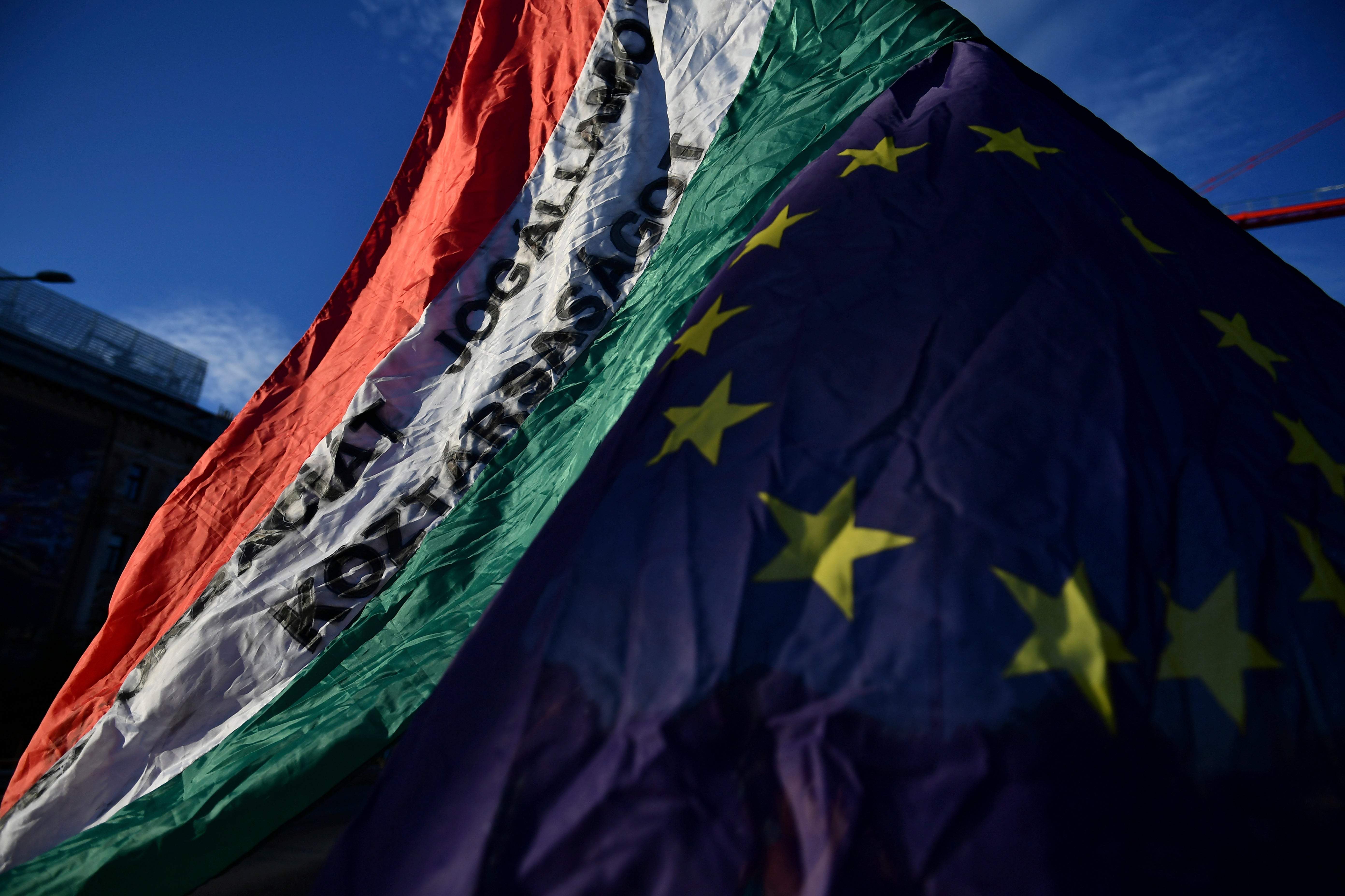 Hungary Tax Law Protest