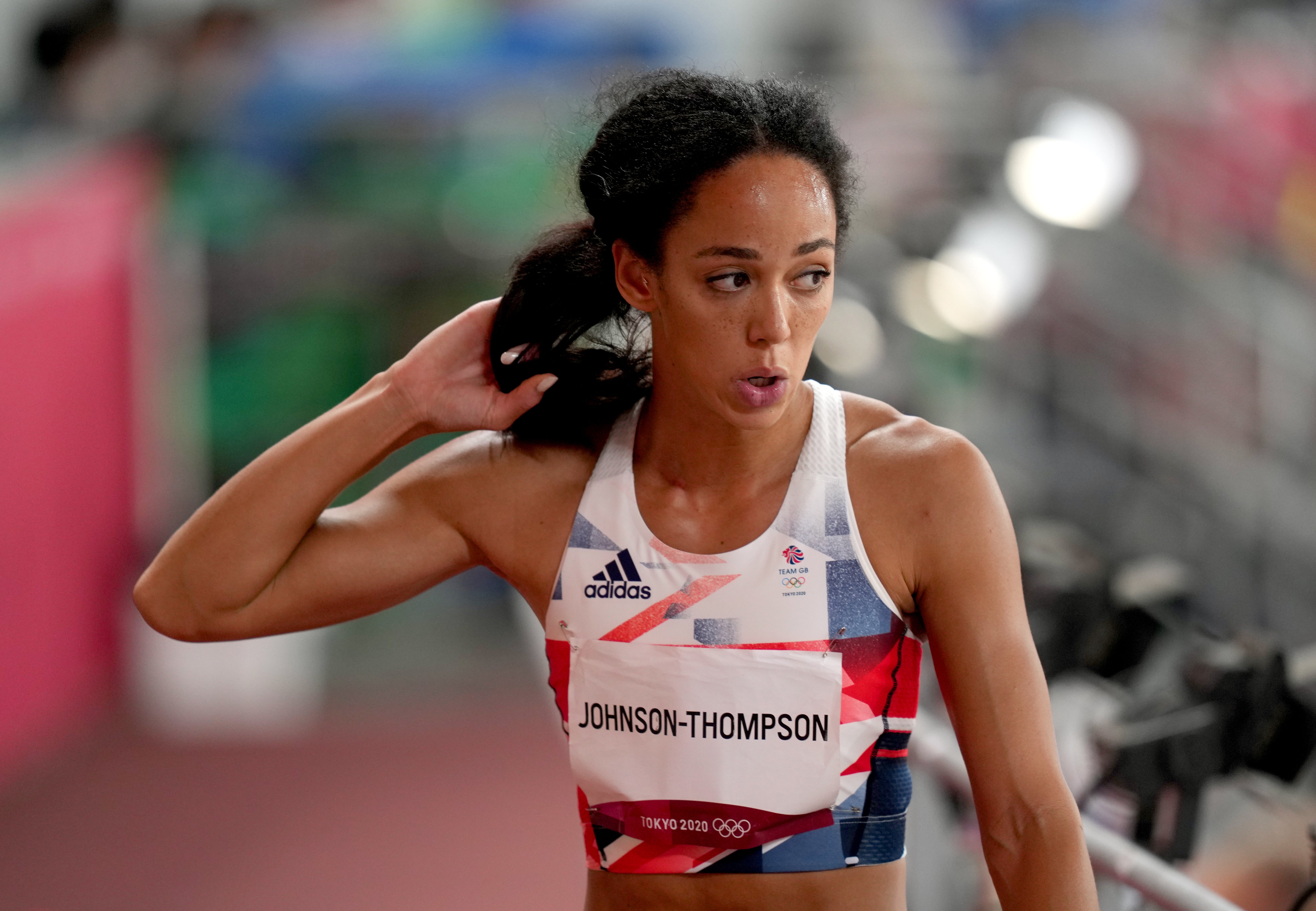 Katarina Johnson-Thompson faces an uphill battle in Eugene. (Joe Giddens/PA)