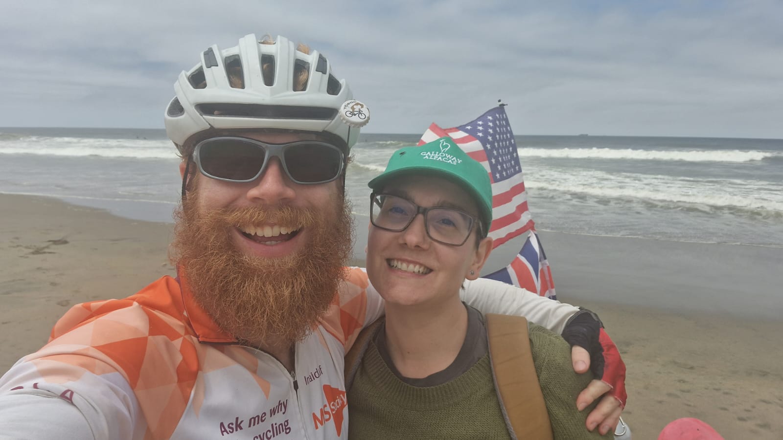 Antony Butcher, from Ilkley, West Yorkshire, completed his three-month challenge on Wednesday to raise money for people living with multiple sclerosis (Antony Butcher/PA)