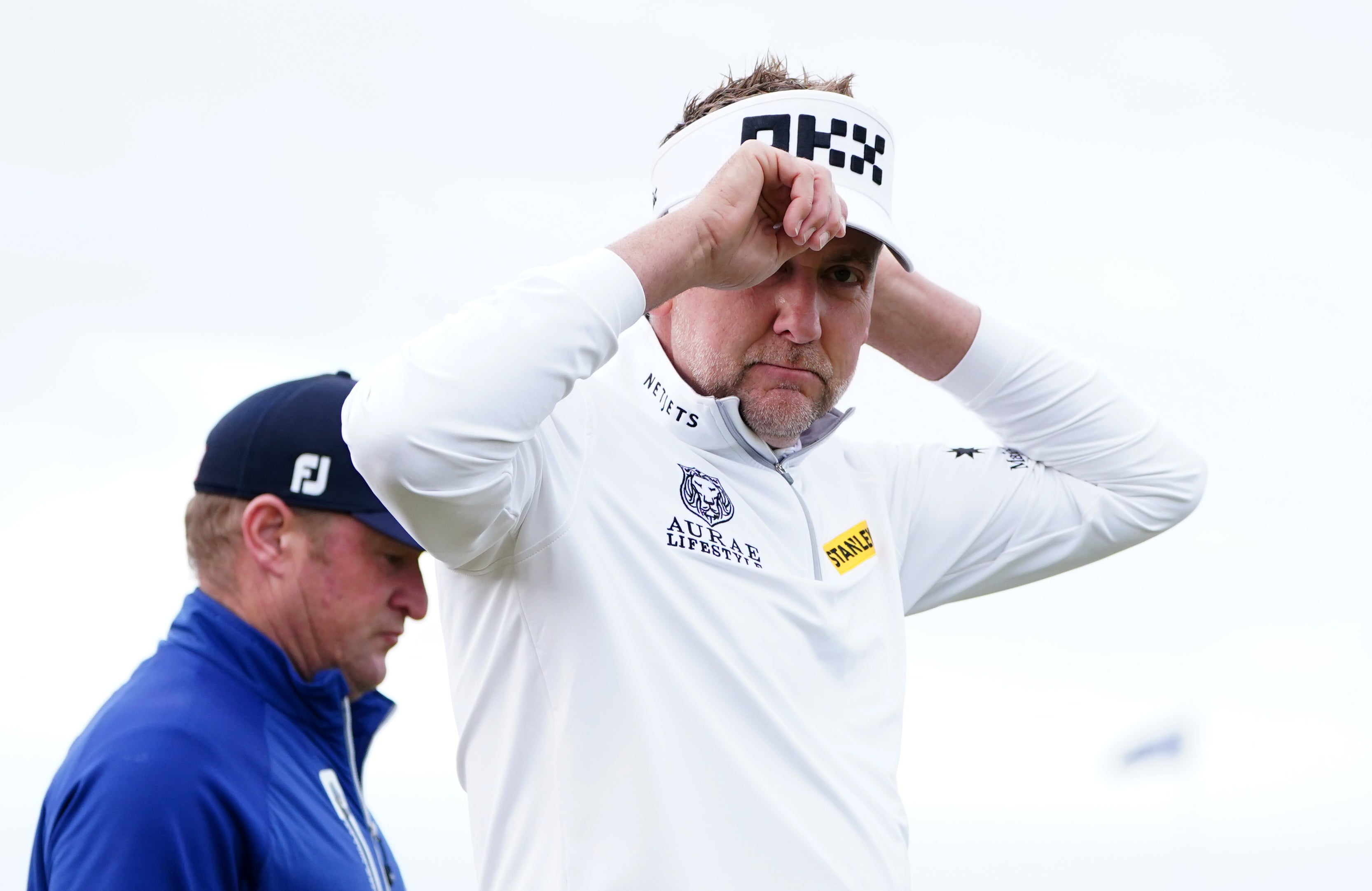 Ian Poulter was booed on the first tee at St Andrews (PA)