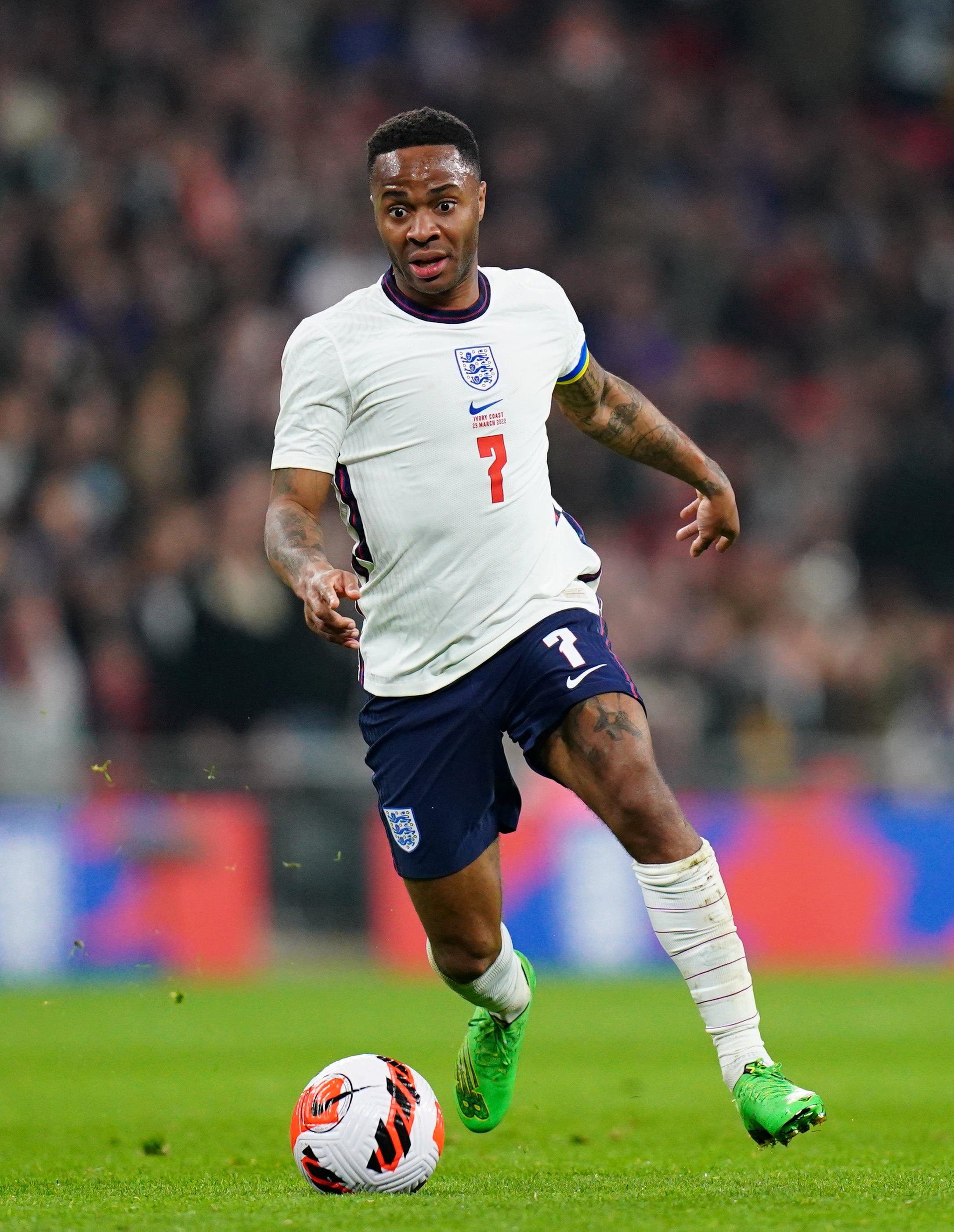 Raheem Sterling has impressed new team-mates Reece James and Mason Mount on England duty (Adam Davy/PA)