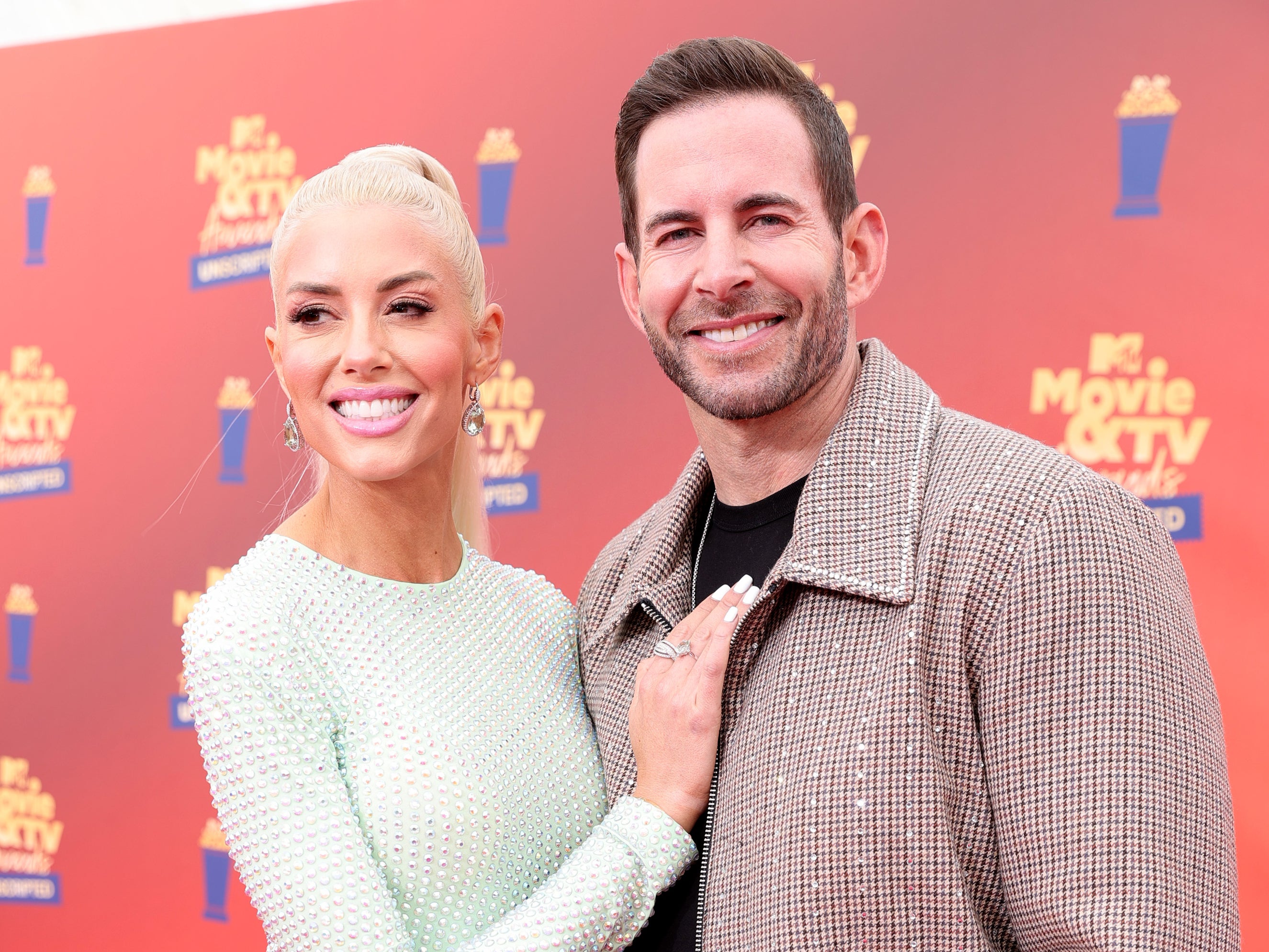 Heather Rae El Moussa and husband Tarek El Moussa in June 2022