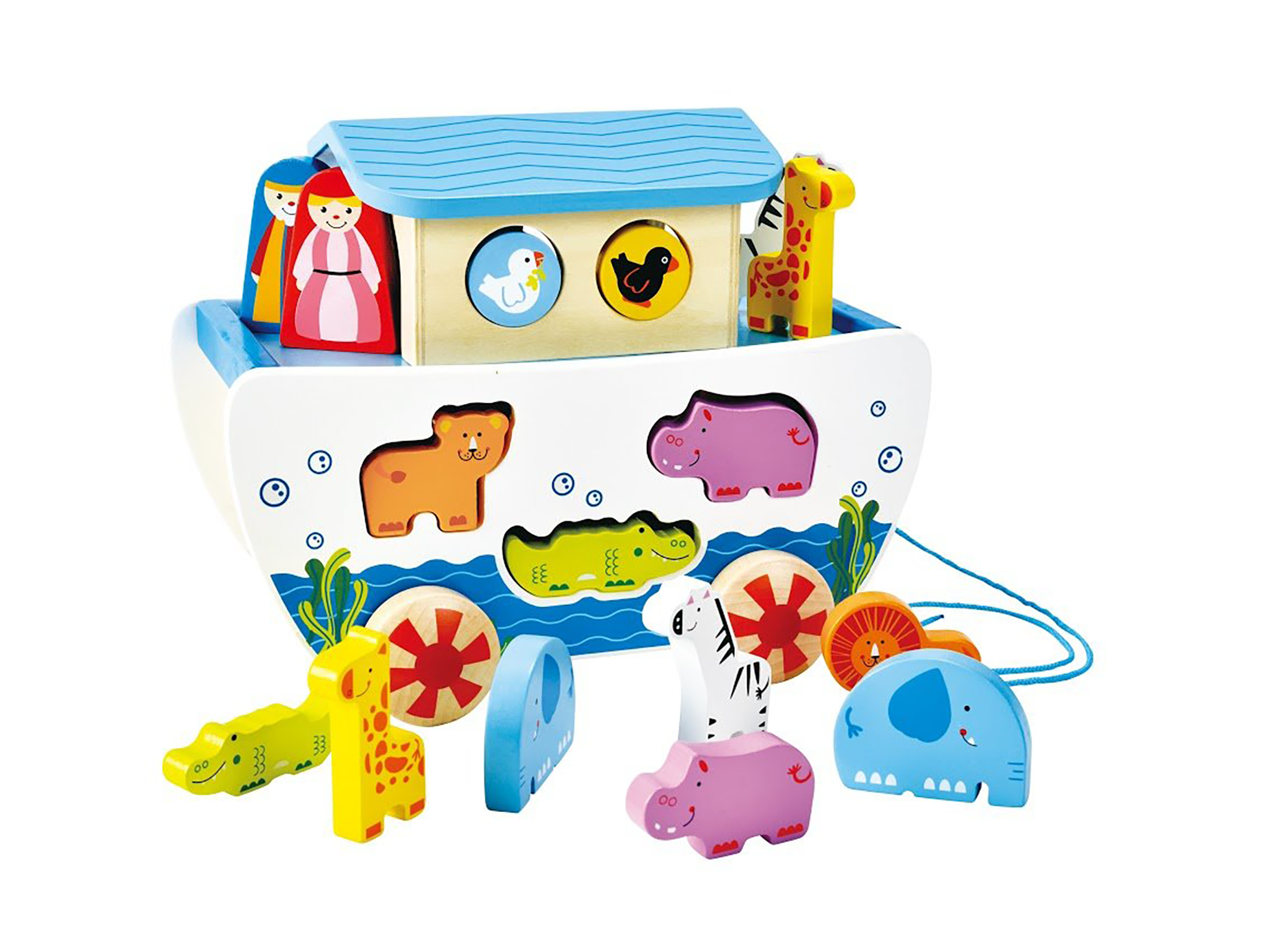 Hape noah's ark pull along toy