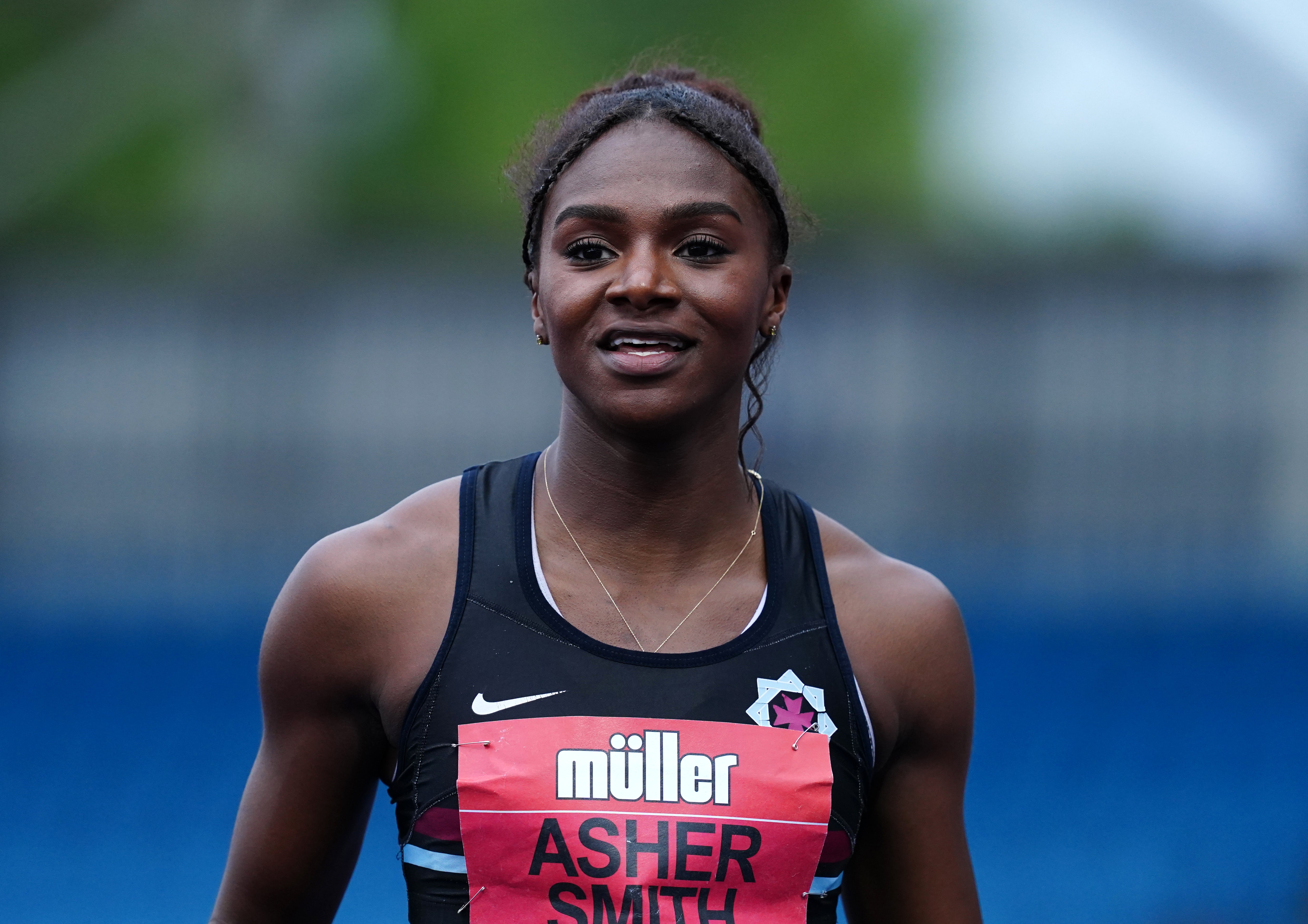 Dina Asher-Smith is out to defend her 200m title. (Martin Rickett/PA)