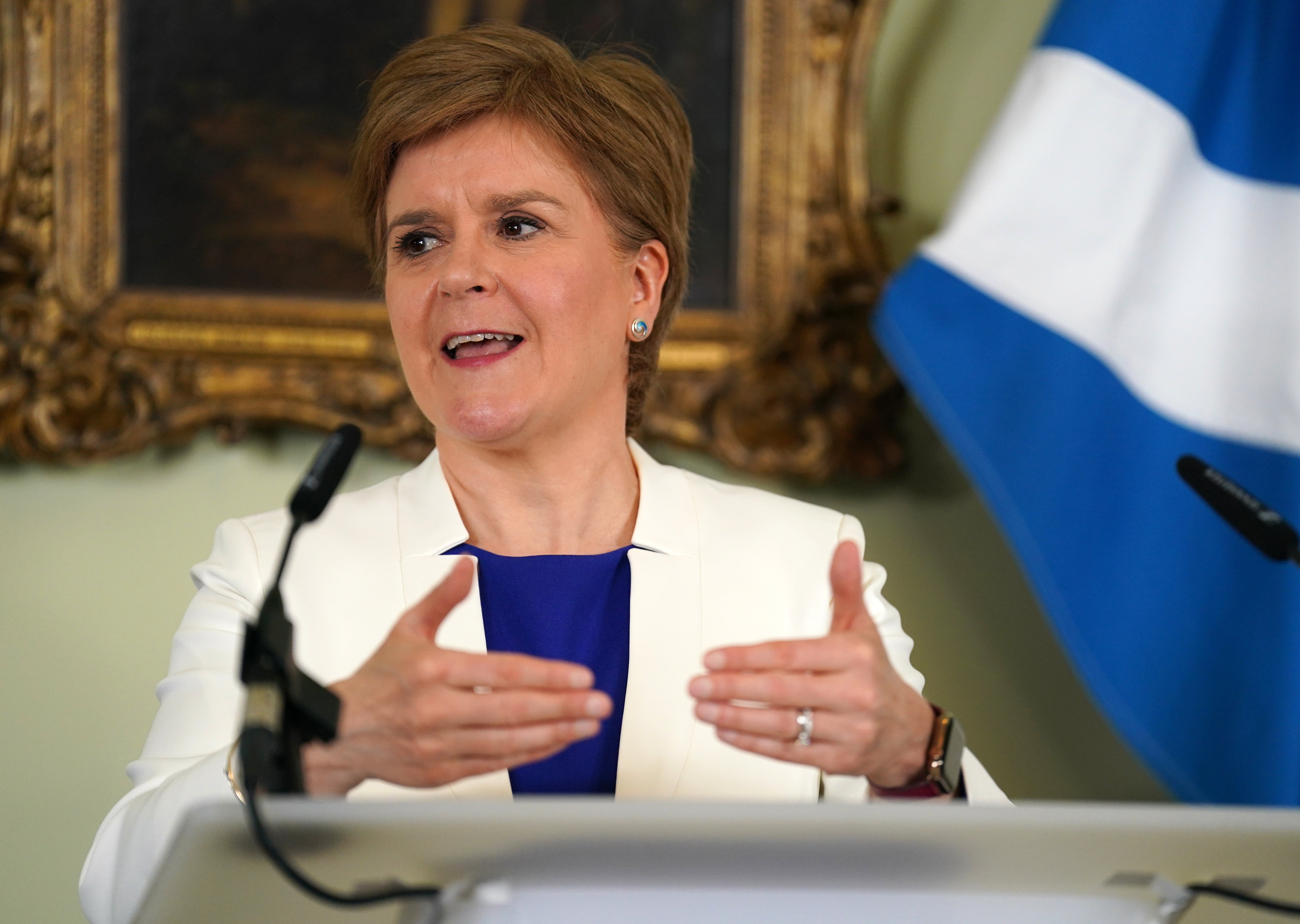 Nicola Sturgeon unveiled the second of a series of papers on Thursday (Andrew Milligan/PA)