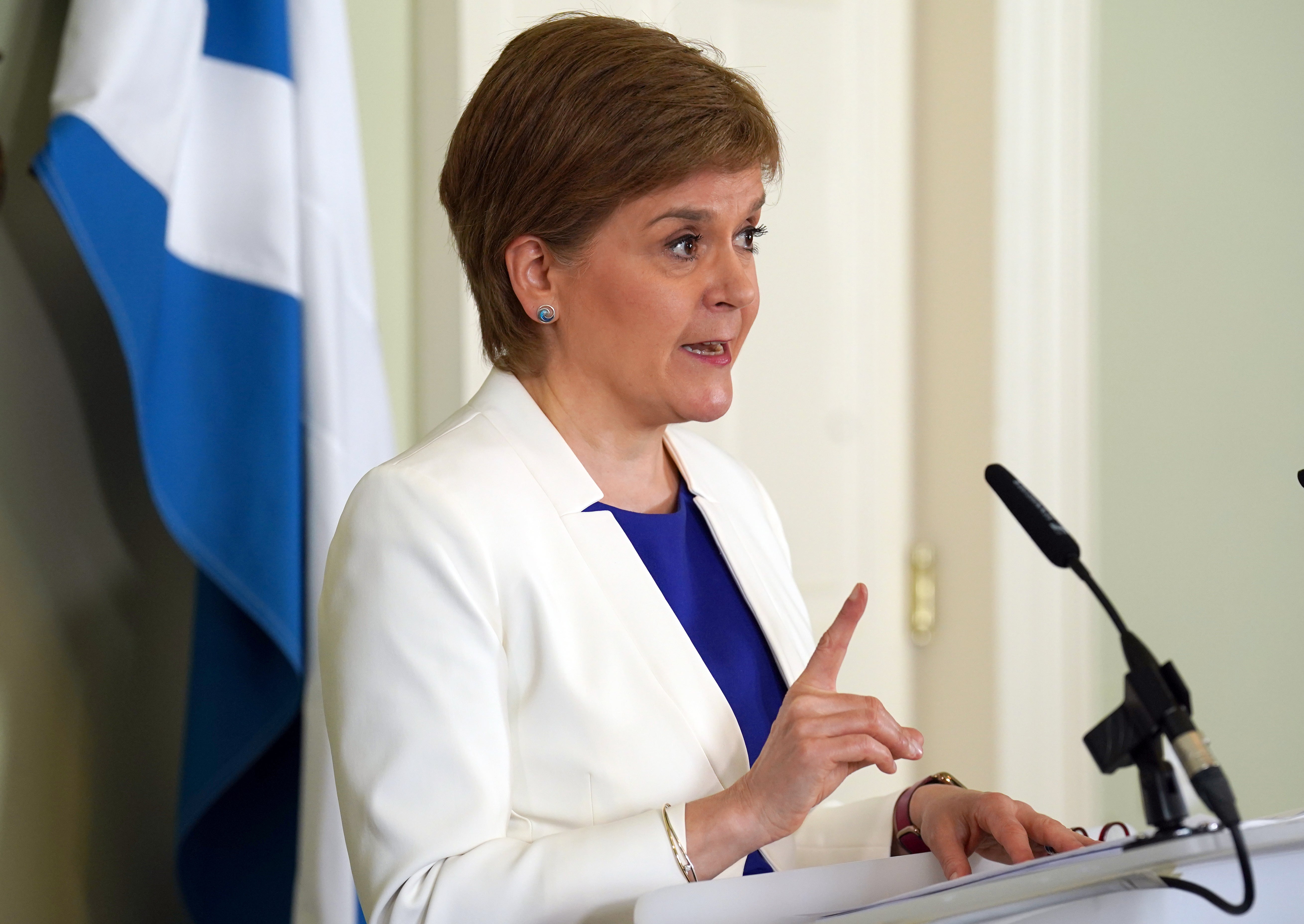 The First Minister outlined a new paper on independence on Thursday (Andrew Milligan/PA)