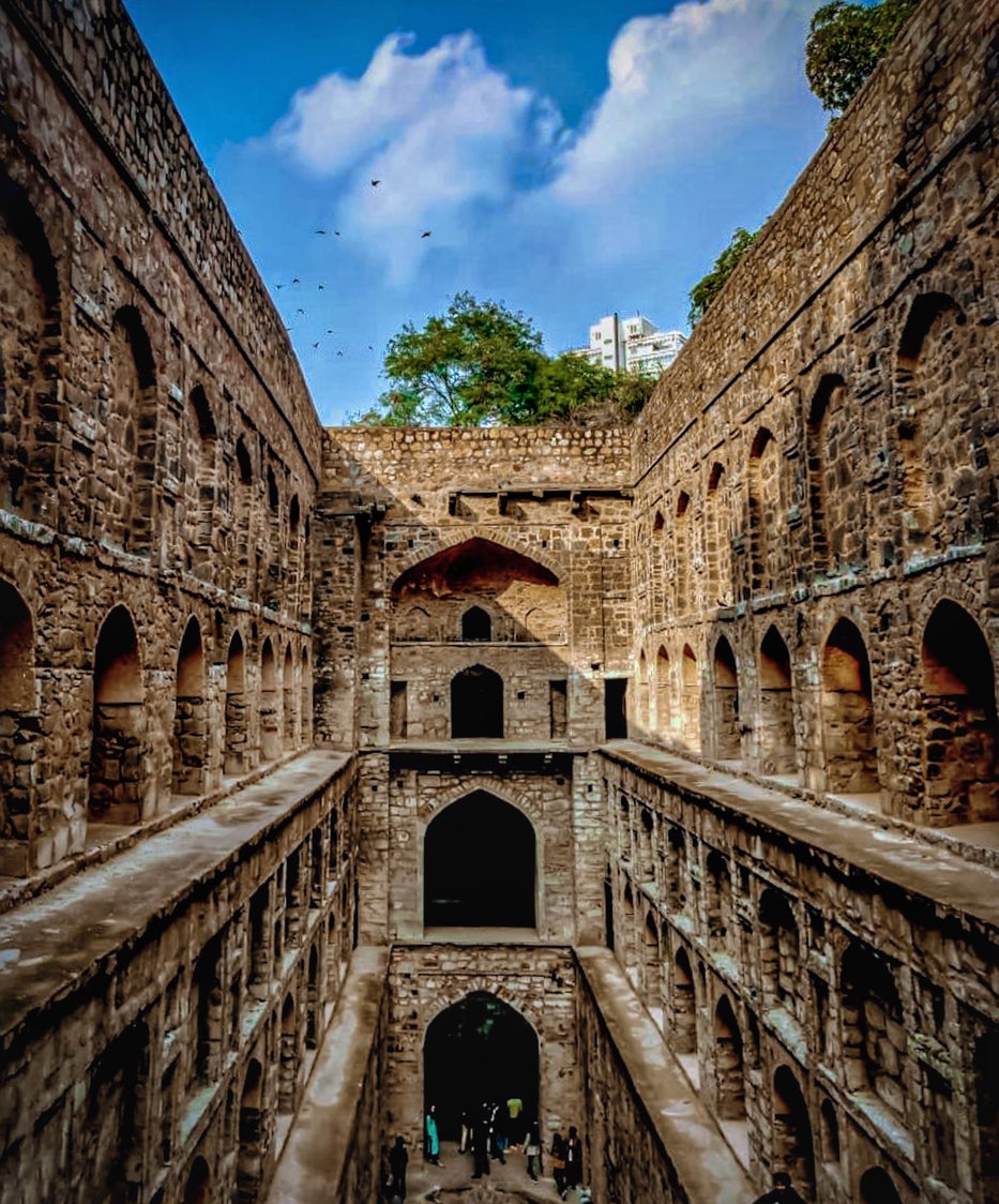 The 10th-century Agrasen Ki Baoli is an architectural marvel