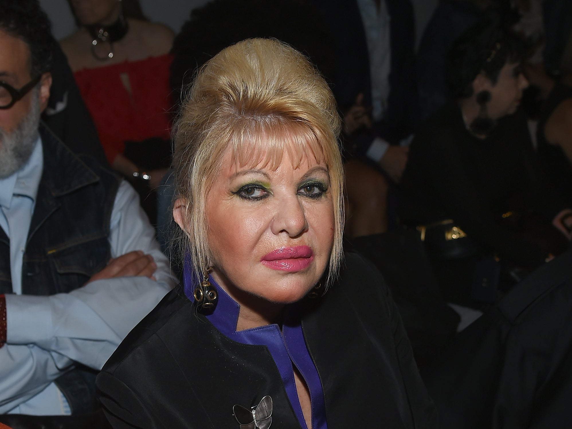 Ivana Trump pictured at a fashion event in 2017