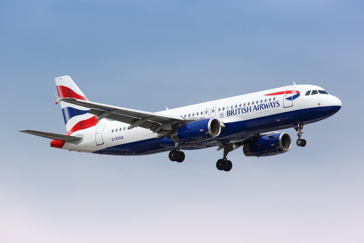 A BA A320