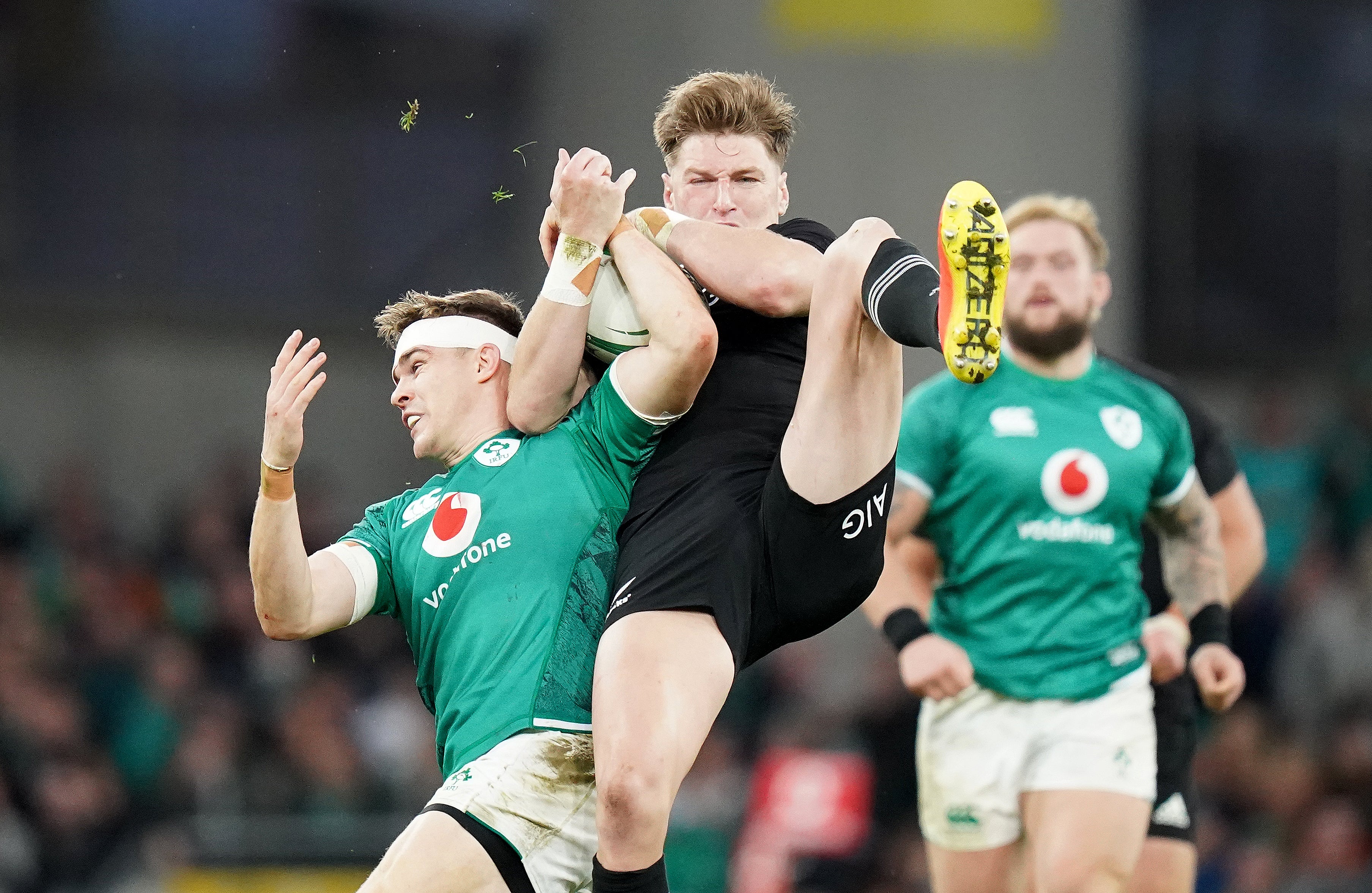 New Zealand full-back Jordie Barrett also tasted defeat against Ireland during last autumn’s trip to Dublin (Niall Carson/PA)