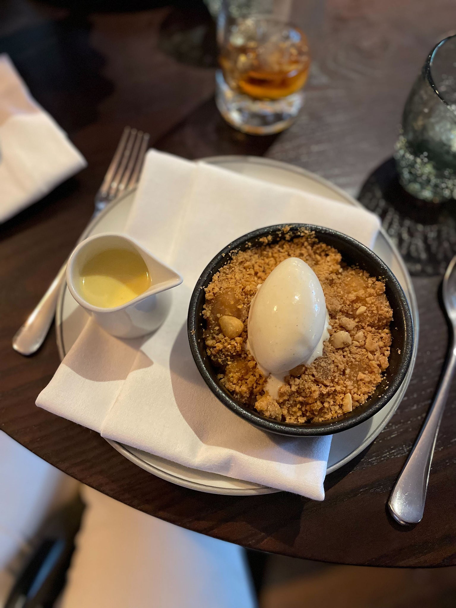 Learn from my mistakes and don’t choose an apple-based dessert out of season