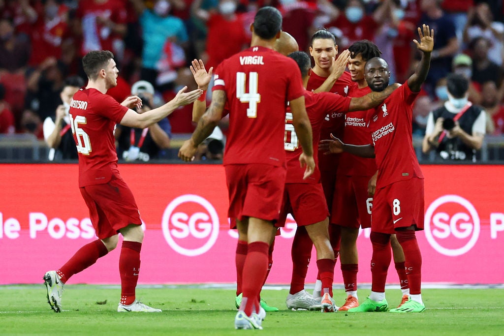 Liverpool faced Crystal Palace in their second pre-season test