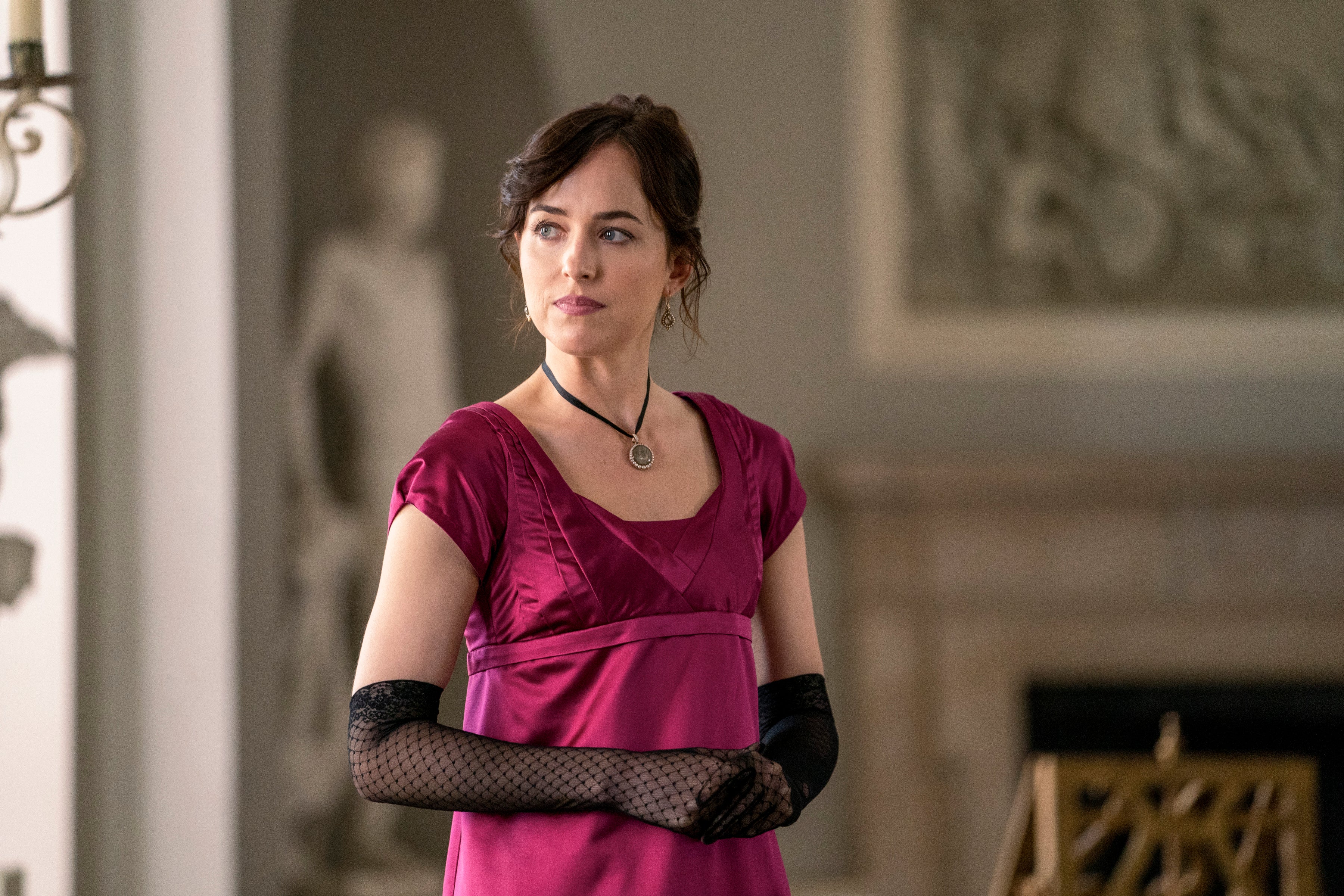 Dakota Johnson as Anne Elliot in Persuasion