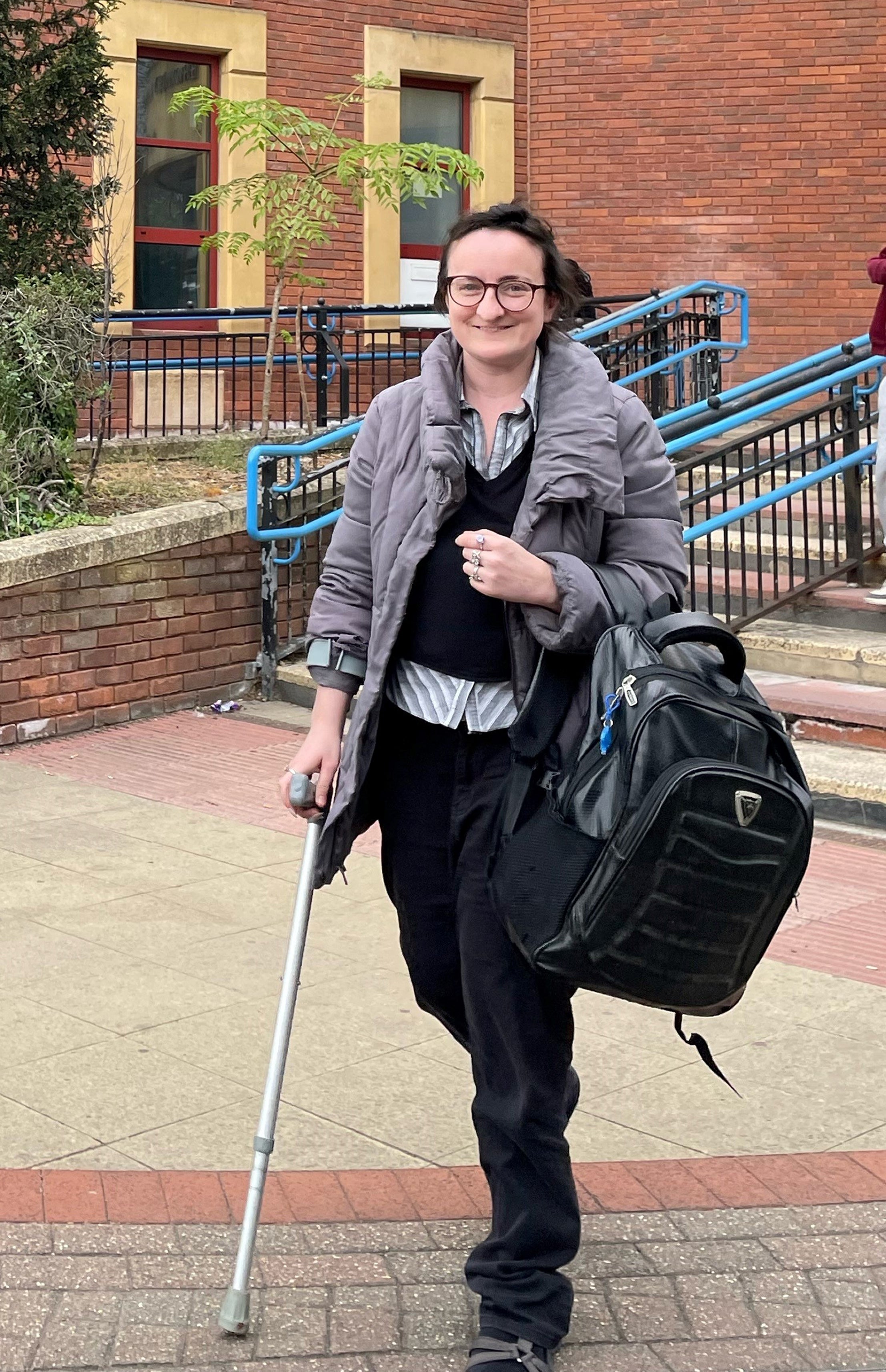 Tanya Jeal outside Bromley Magistrates’ Court