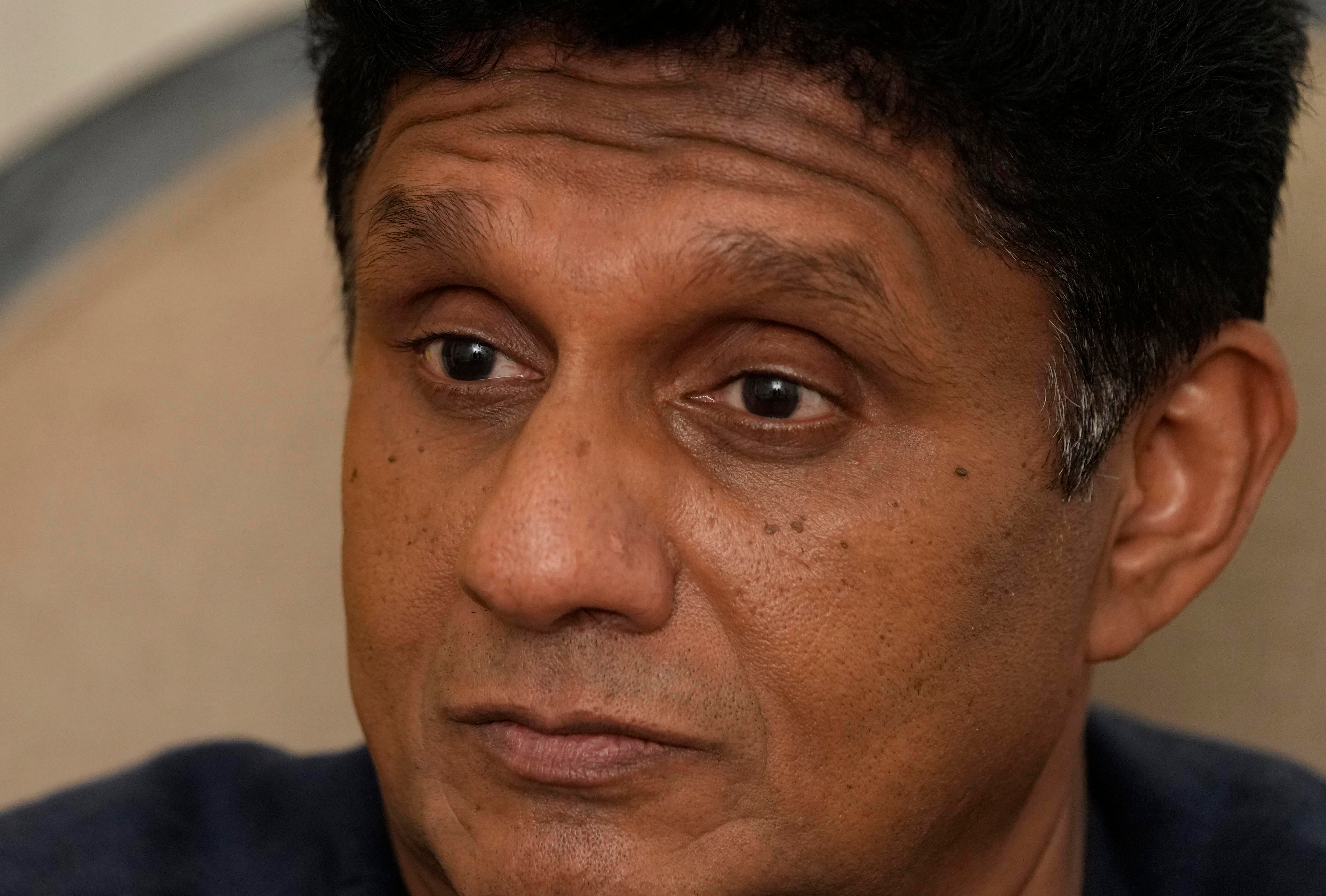 AP Interview Sri Lanka Opposition Leader