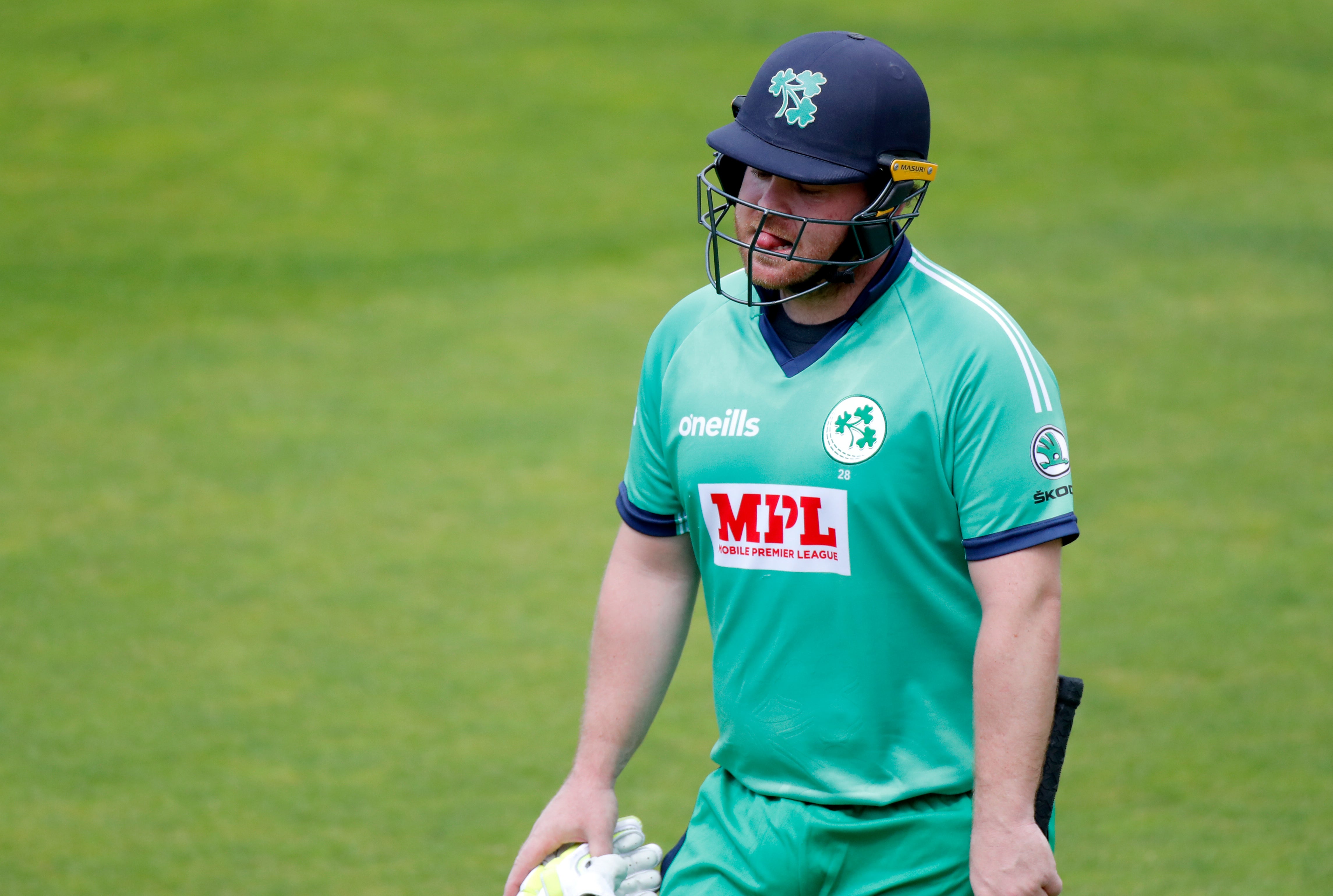 Paul Stirling scored 120 but saw Ireland fall short of chasing 361 against New Zealand (Andrew Couldridge/PA)