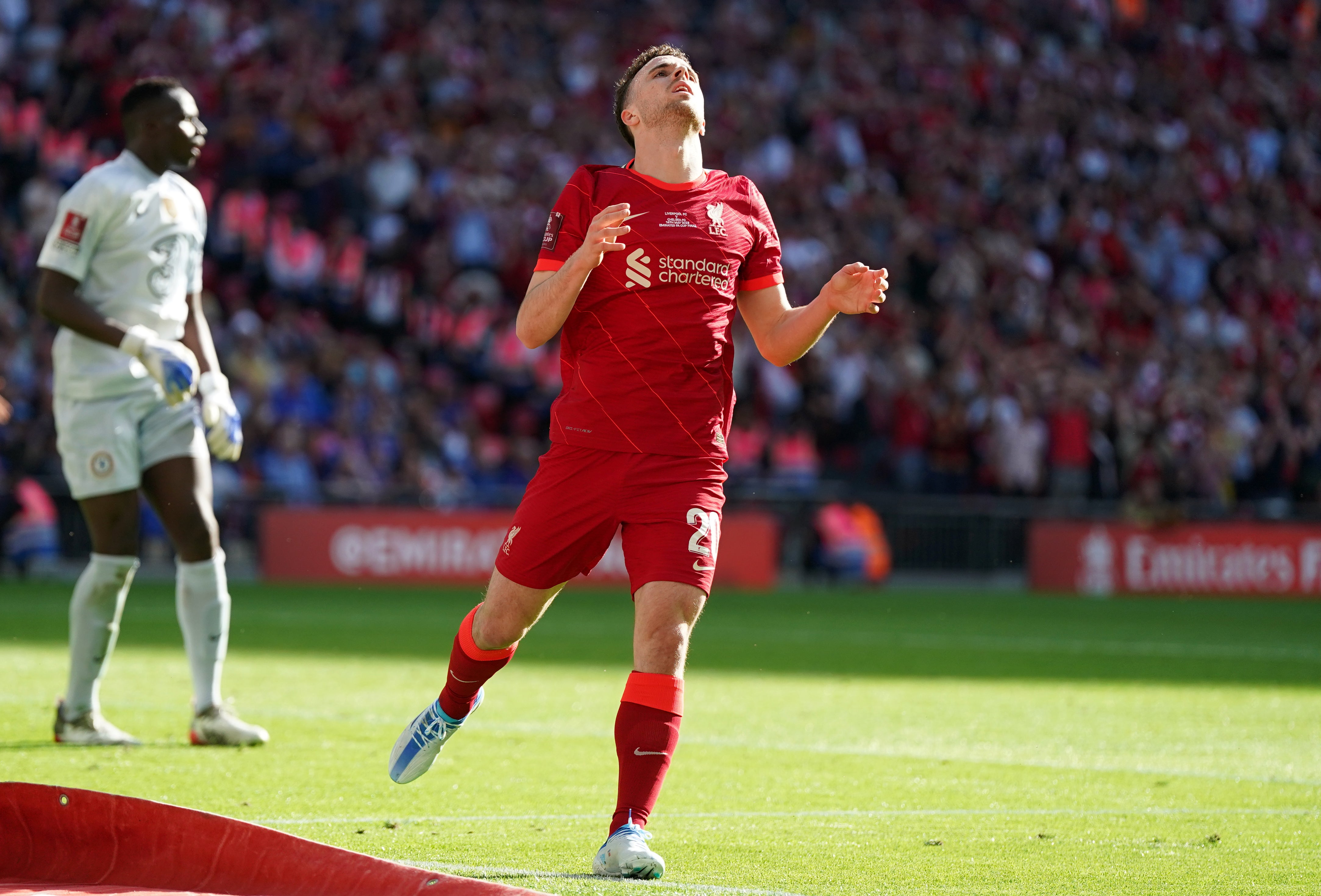 Liverpool’s Diogo Jota has been ruled out of the FA Community Shield with injury (Nick Potts/PA)