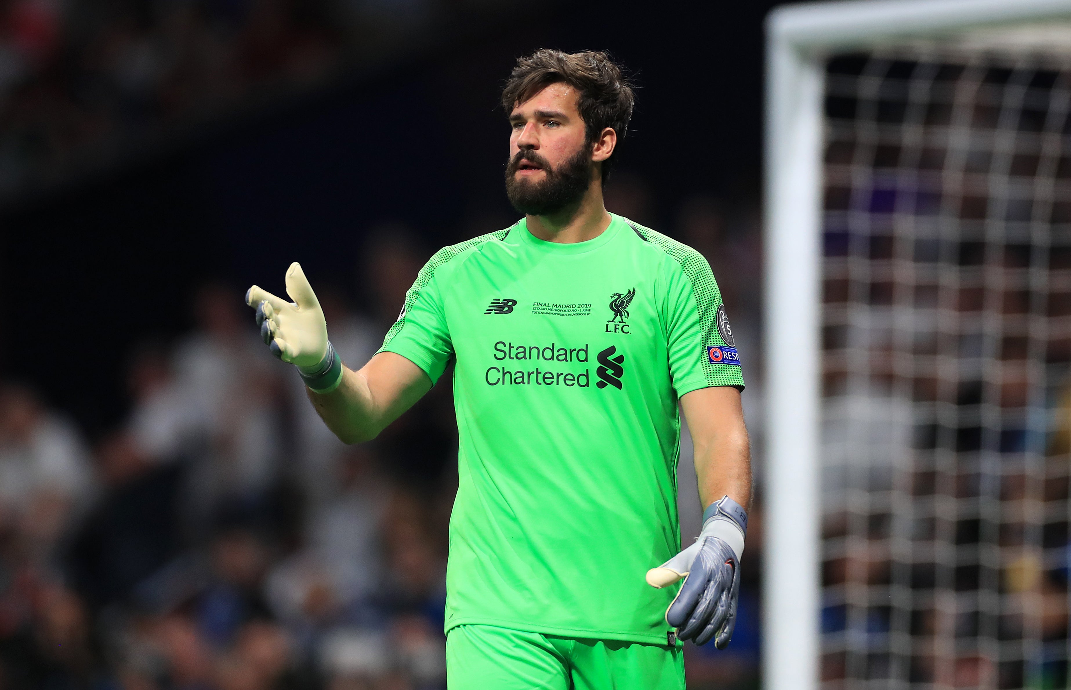 Liverpool goalkeeper Alisson Becker also missed the friendly win over Crystal Palace (Mike Egerton/PA)