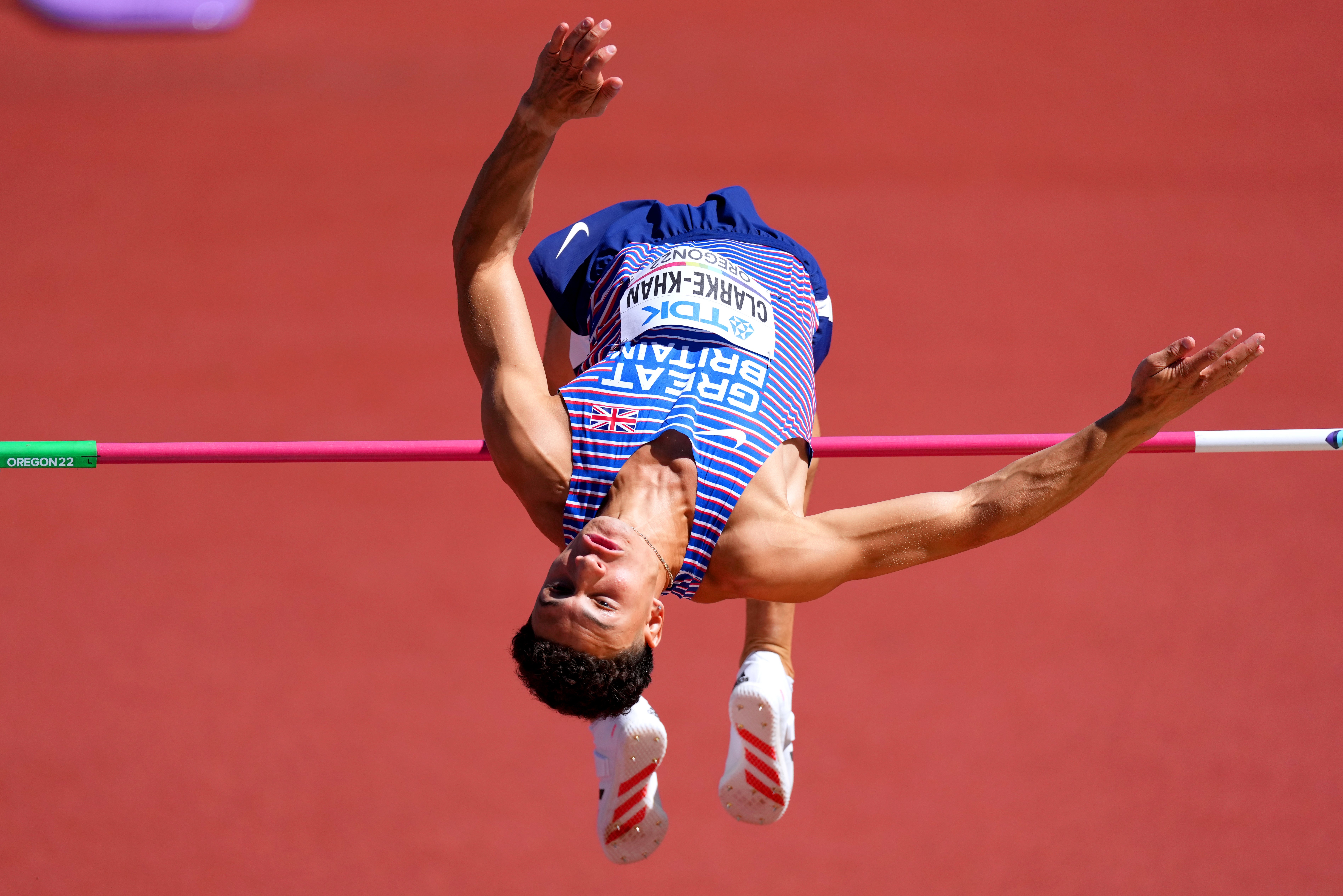 Great Britain’s Joel Clarke-Khan missed out on the high jump final (Martin Rickett/PA)