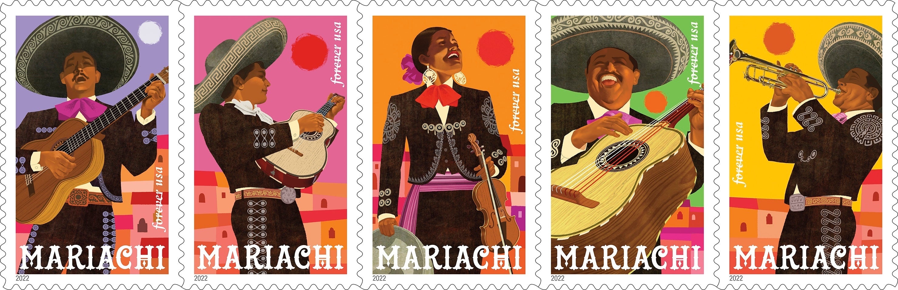 Mariachi Stamps