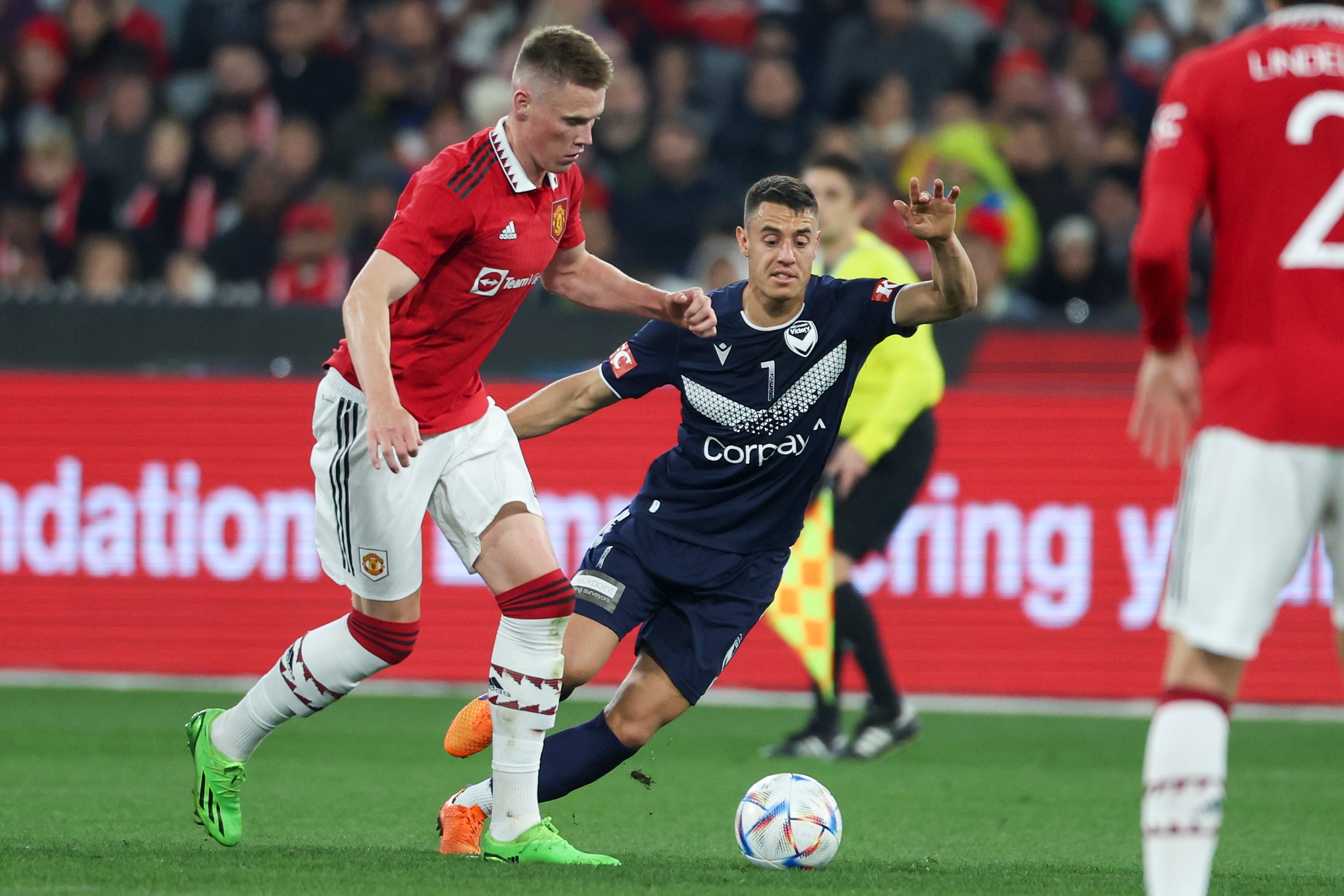 Scott McTominay is enjoying life under Erik ten Hag (Asanka Brendon Ratnayake/AP)