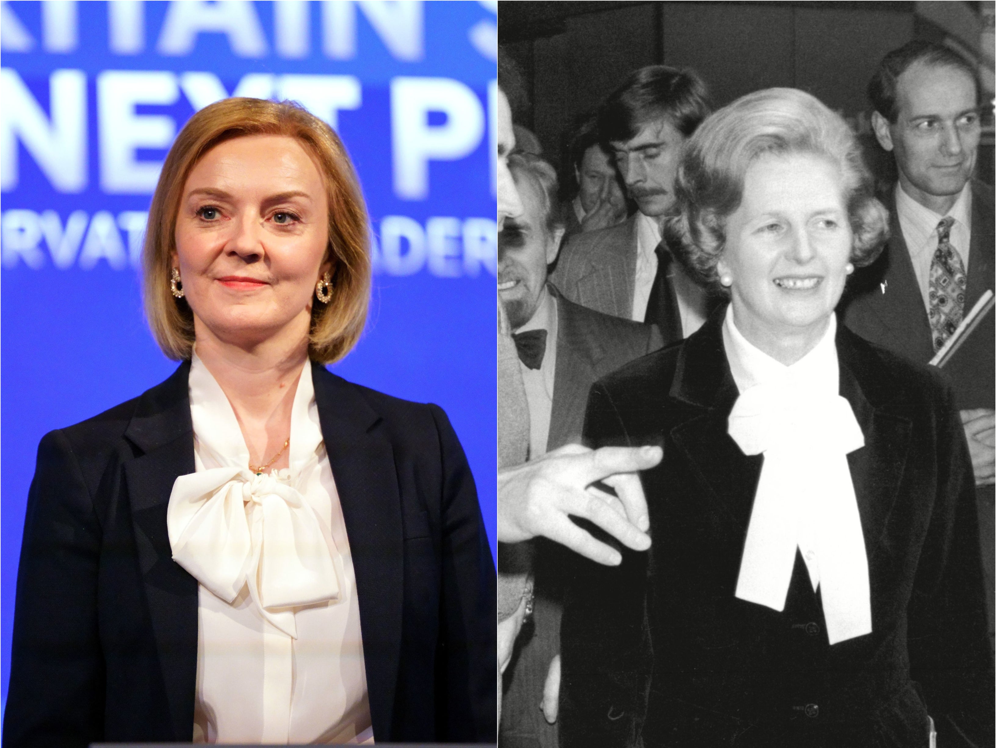 Liz Truss appeared to channel Margaret Thatcher’s style