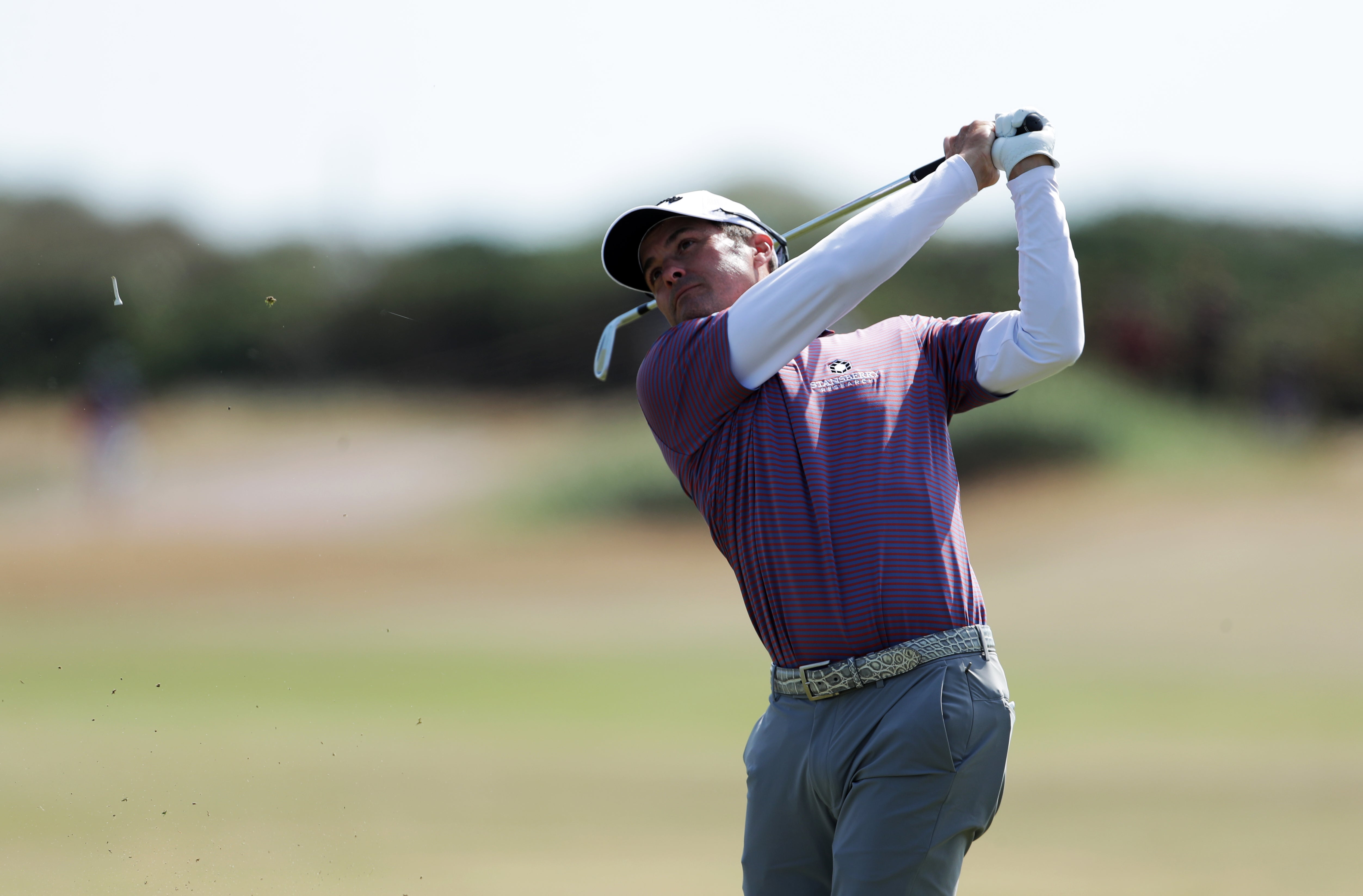 American Kevin Kisner took full advantage of favourable scoring conditions on the third day of The Open (Richard Sellers/PA)