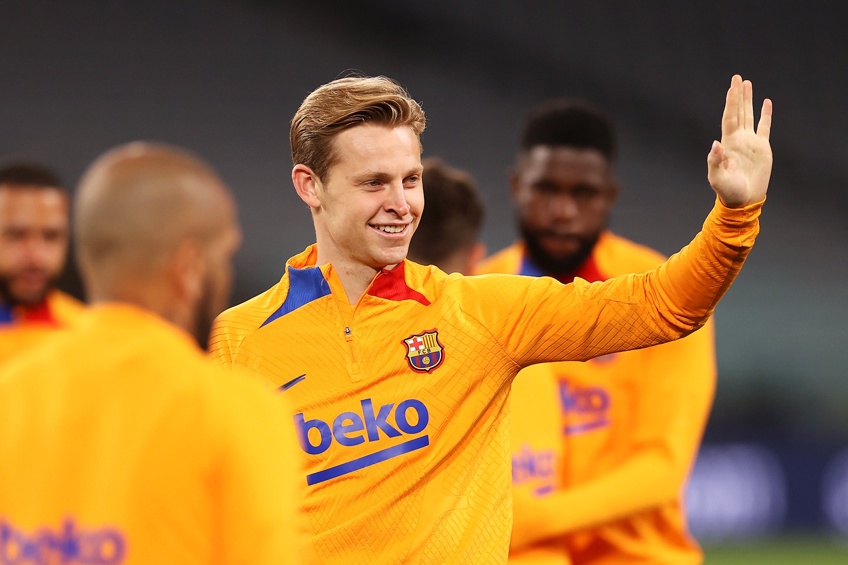 Barcelona midfielder and Manchester United transfer target Frenkie de Jong