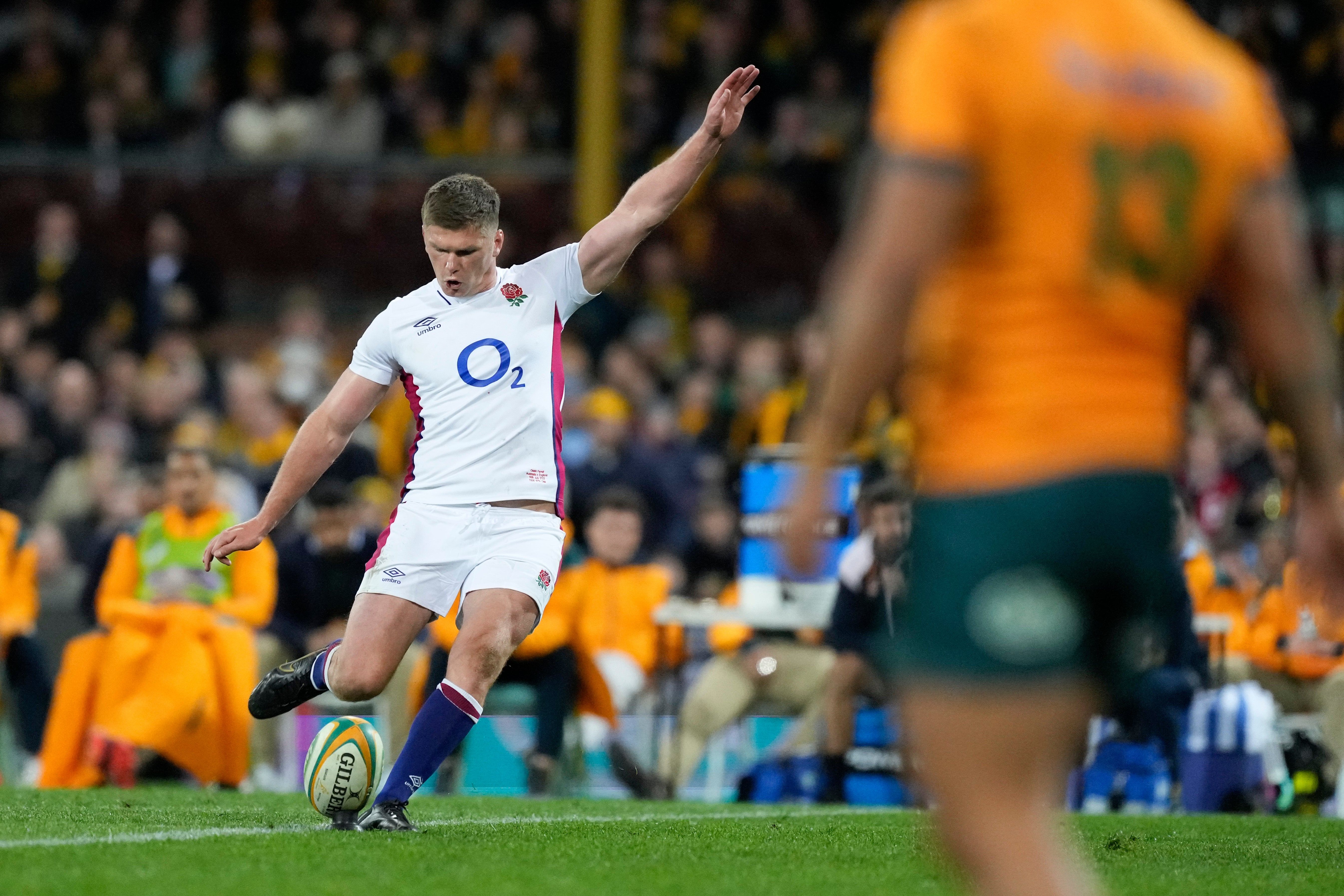 Farrell kicked 11 points to help England clinch a series win