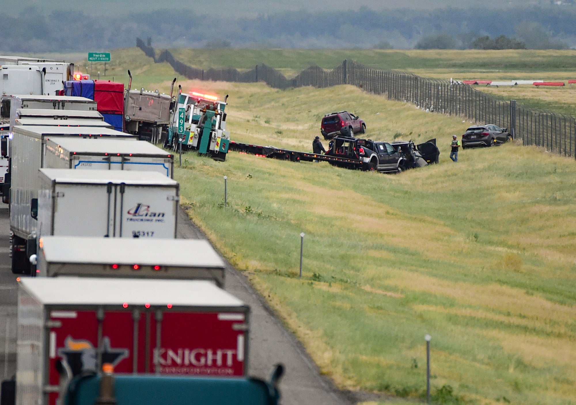 Montana Highway Pileup
