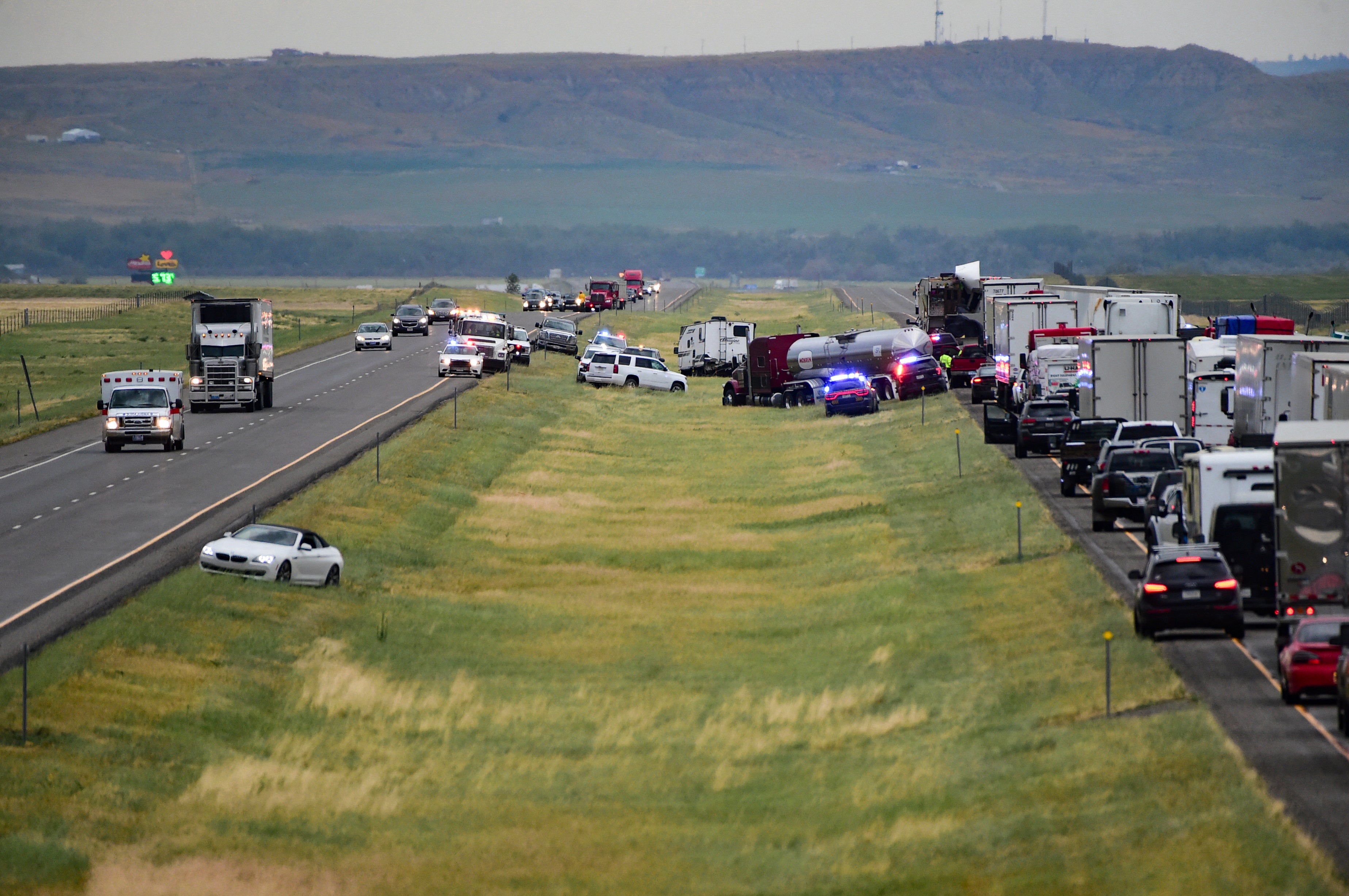 Montana Highway Pileup