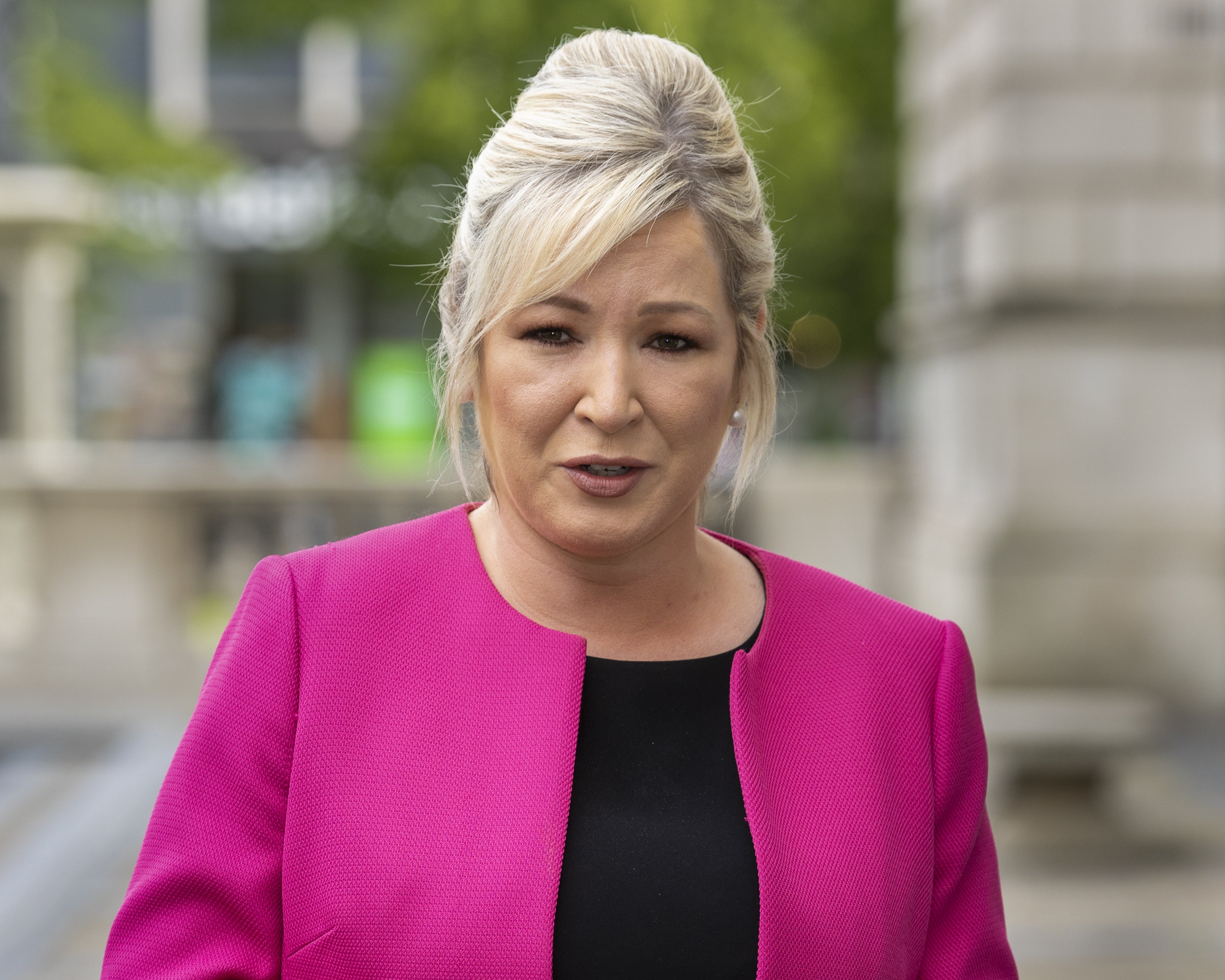 Sinn Fein Vice-President Michelle O’Neill is to travel to Washington on Monday (Liam McBurney/PA)