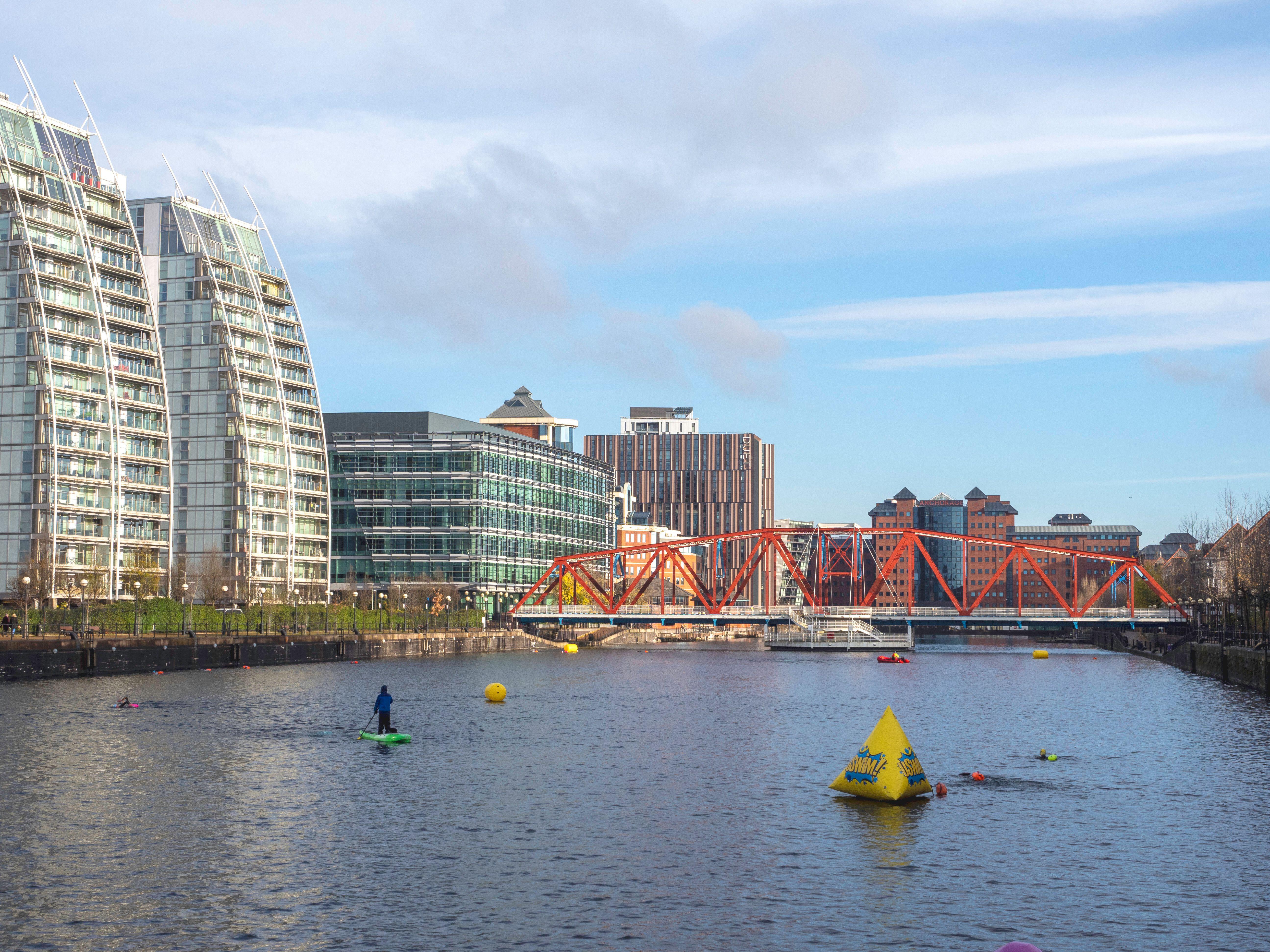 A body has been located following reports of a person getting into difficulty in the water at Salford Quays, police have said (Alamy/PA)