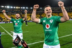 ‘Let’s keep getting better’: Johnny Sexton urges Ireland to kick on after toppling All Blacks 