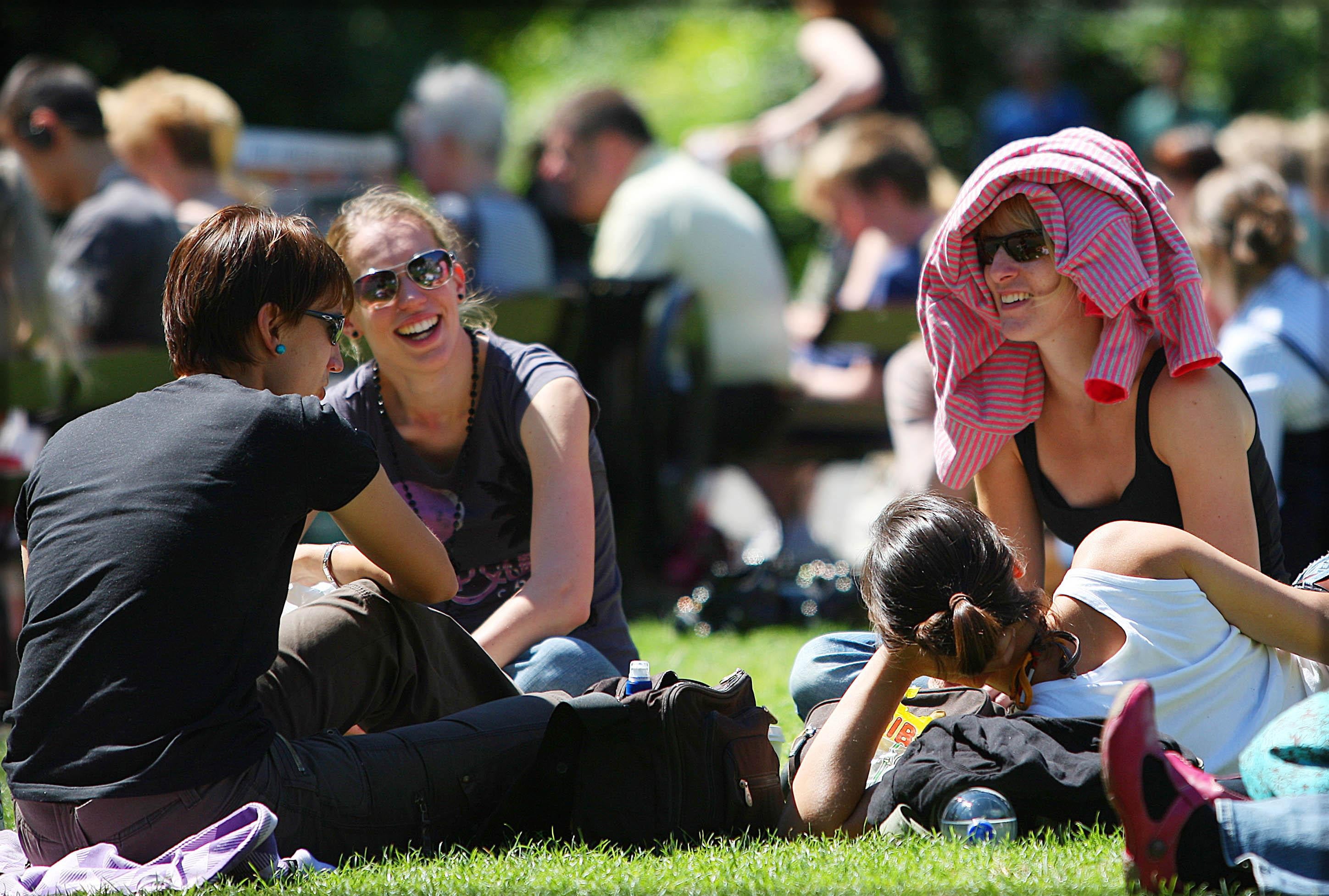 A status yellow weather alert is in place in Ireland (Julien Behal/PA)