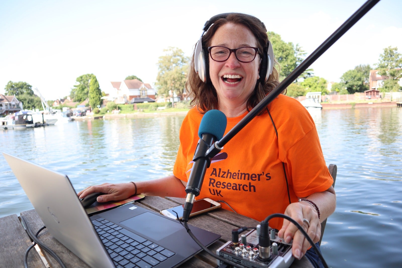 Shelle Luscombe, 51, from Hampton in London, said she “wanted to do something memorable” when she turned 50, so set about inviting challenges from friends to raise money for Alzheimer’s Research UK in 2021 (Shelle Luscombe)