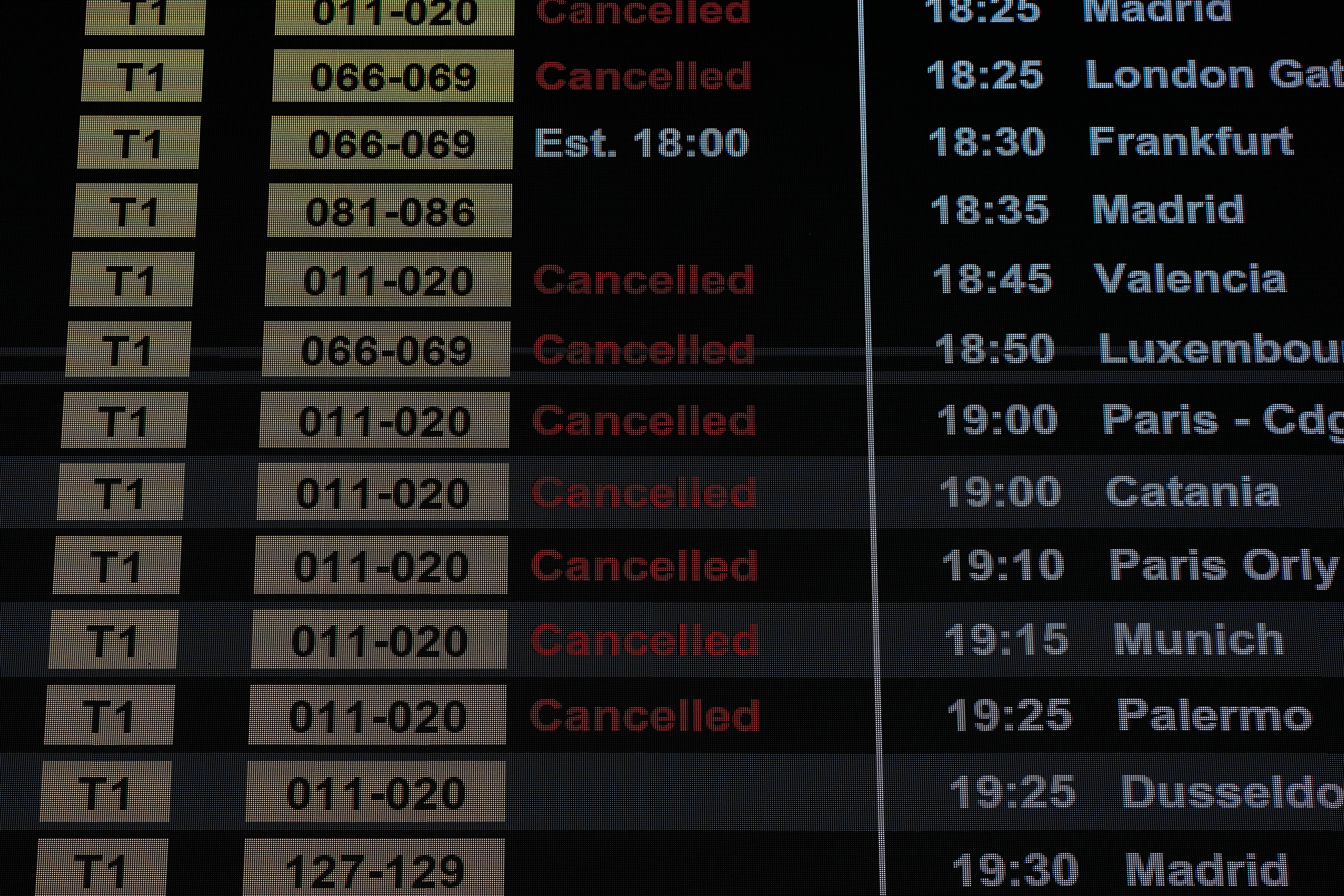 Italy Airport Strikes