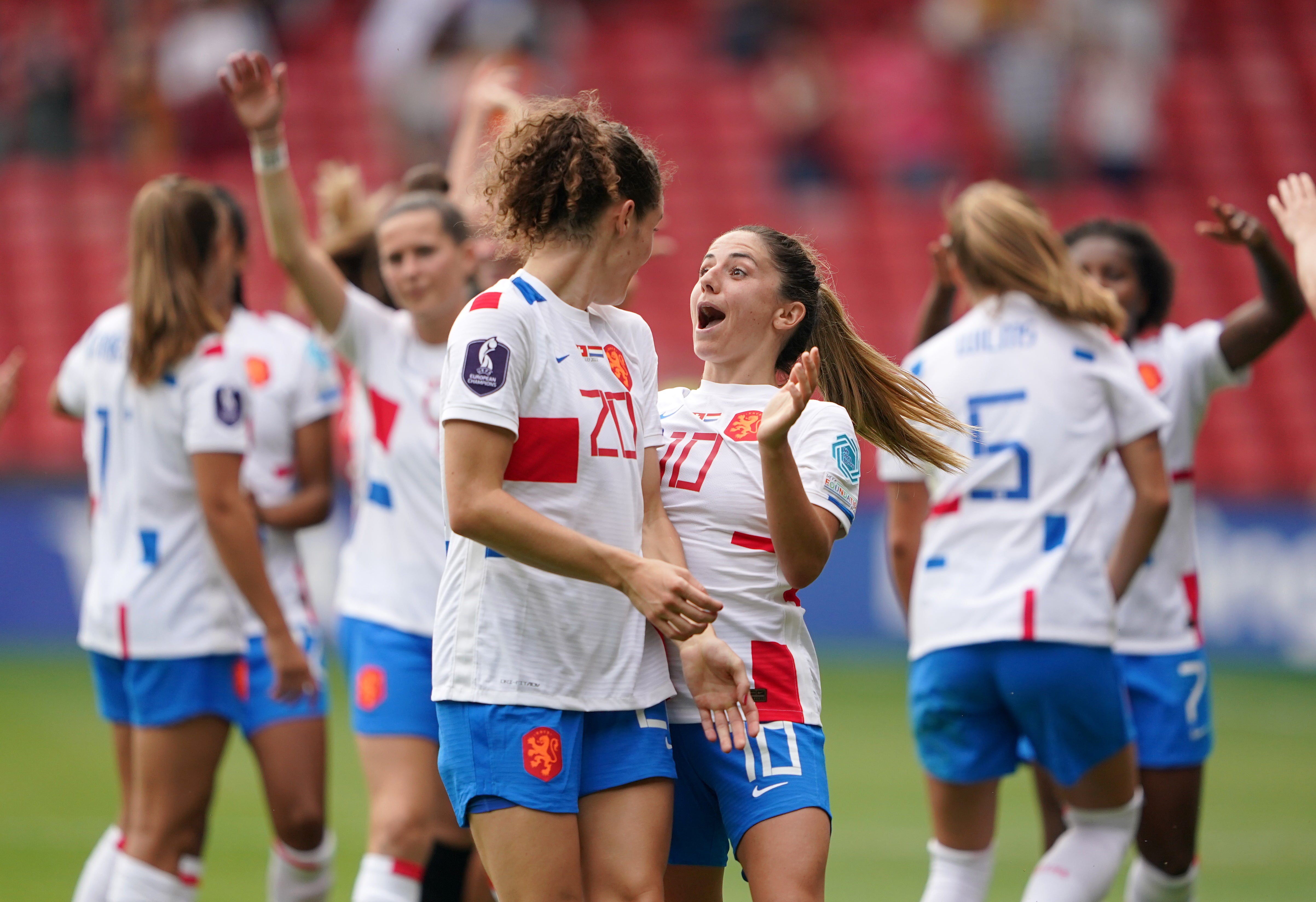 The Netherlands set up a quarter-final clash with France (Zac Goodwin/PA)