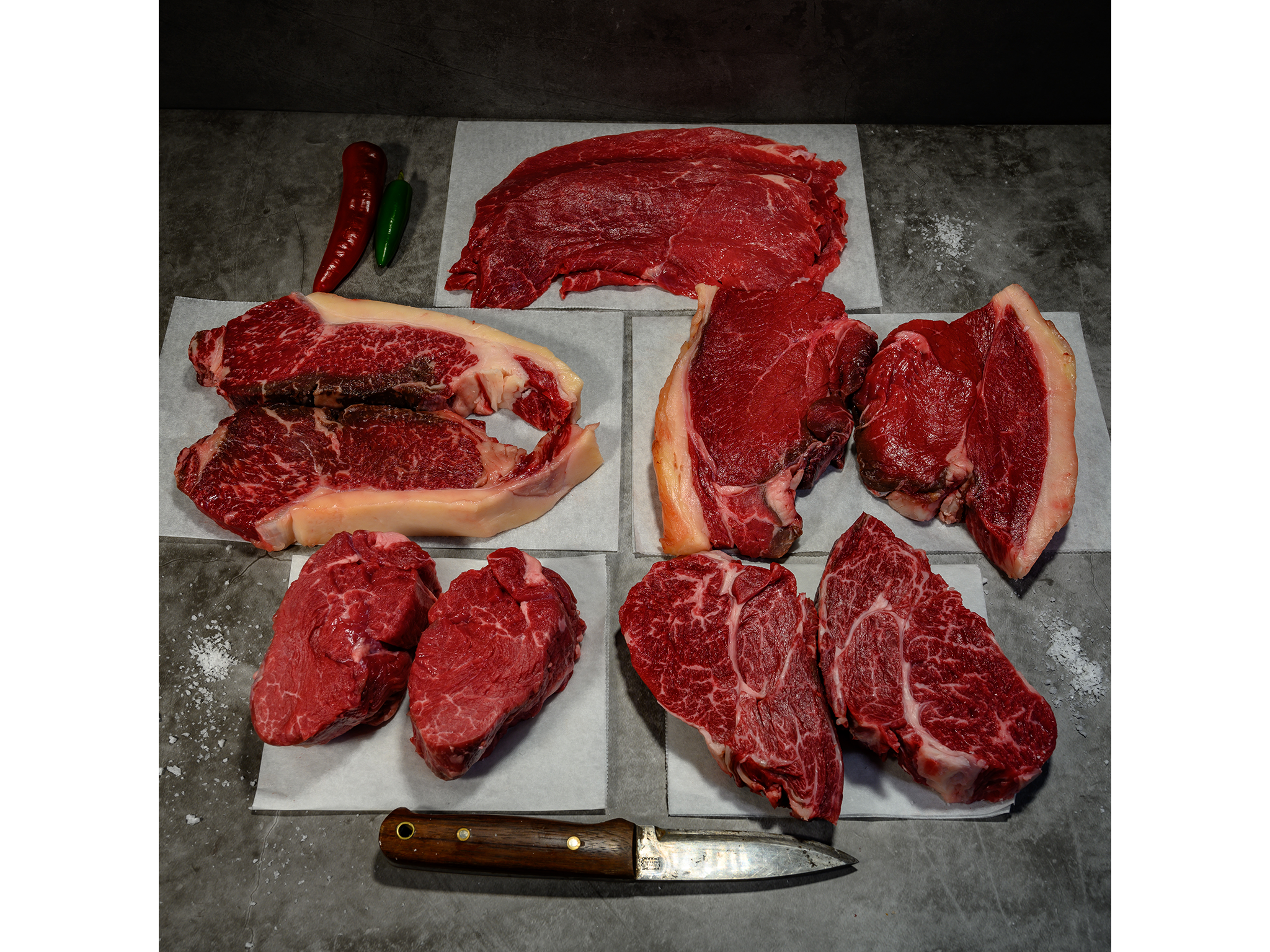 Gazegill organic steak box