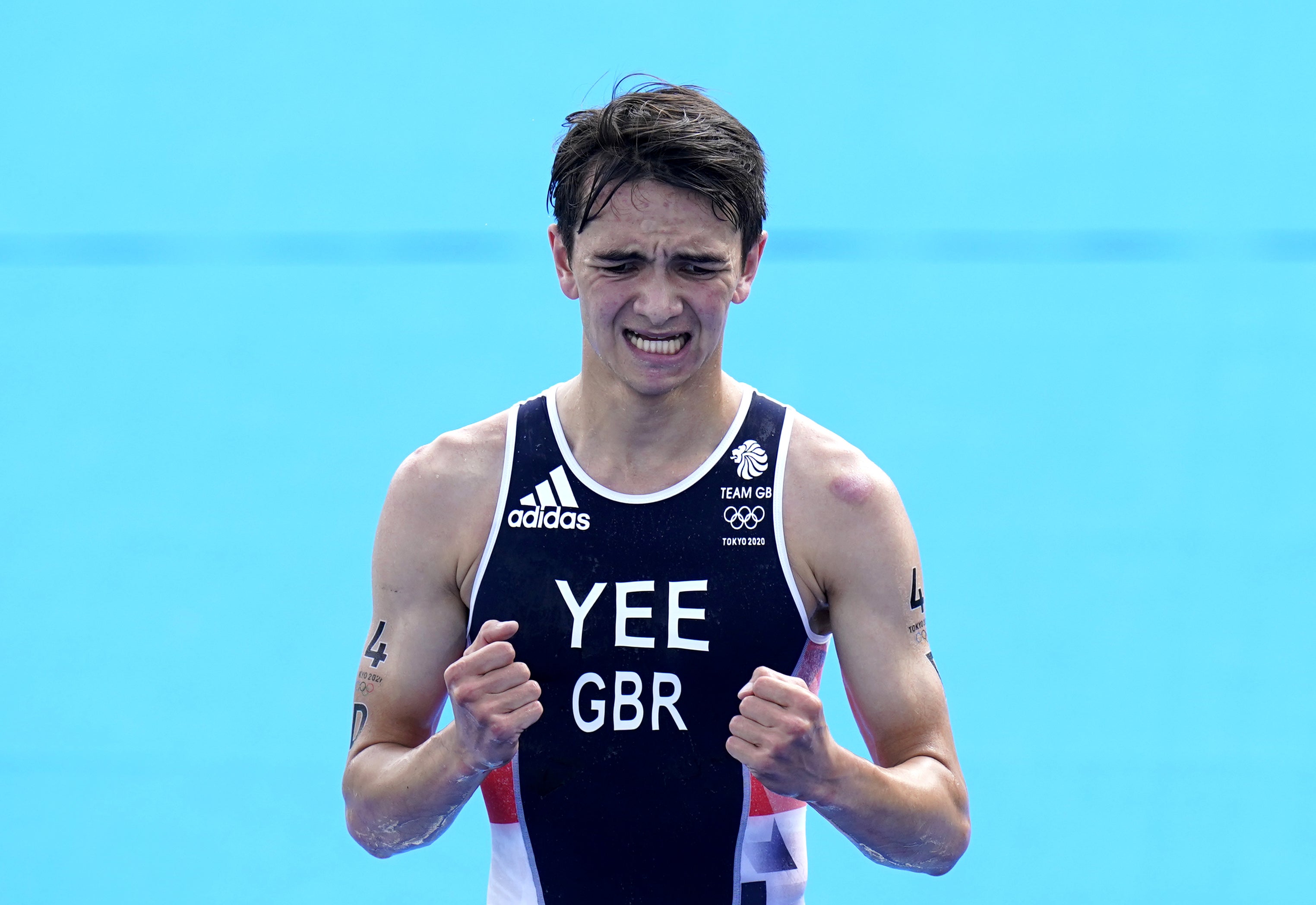 Alex Yee led Great Britain to gold in the mixed relay in Tokyo (Danny Lawson/PA)