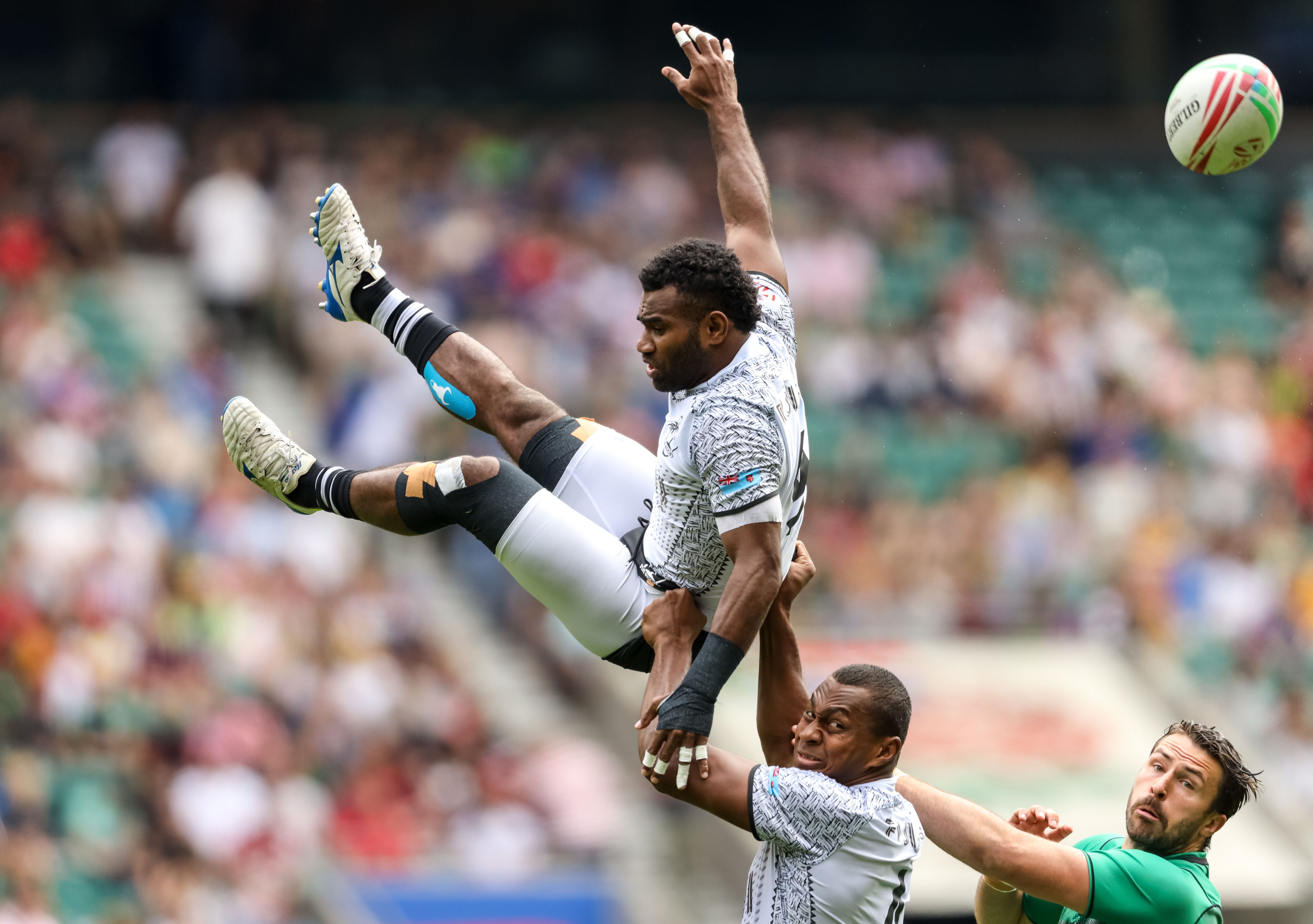 Jerry Tuwai will lead Fiji’s rugby sevens team in Birmingham (Paul Harding/PA)