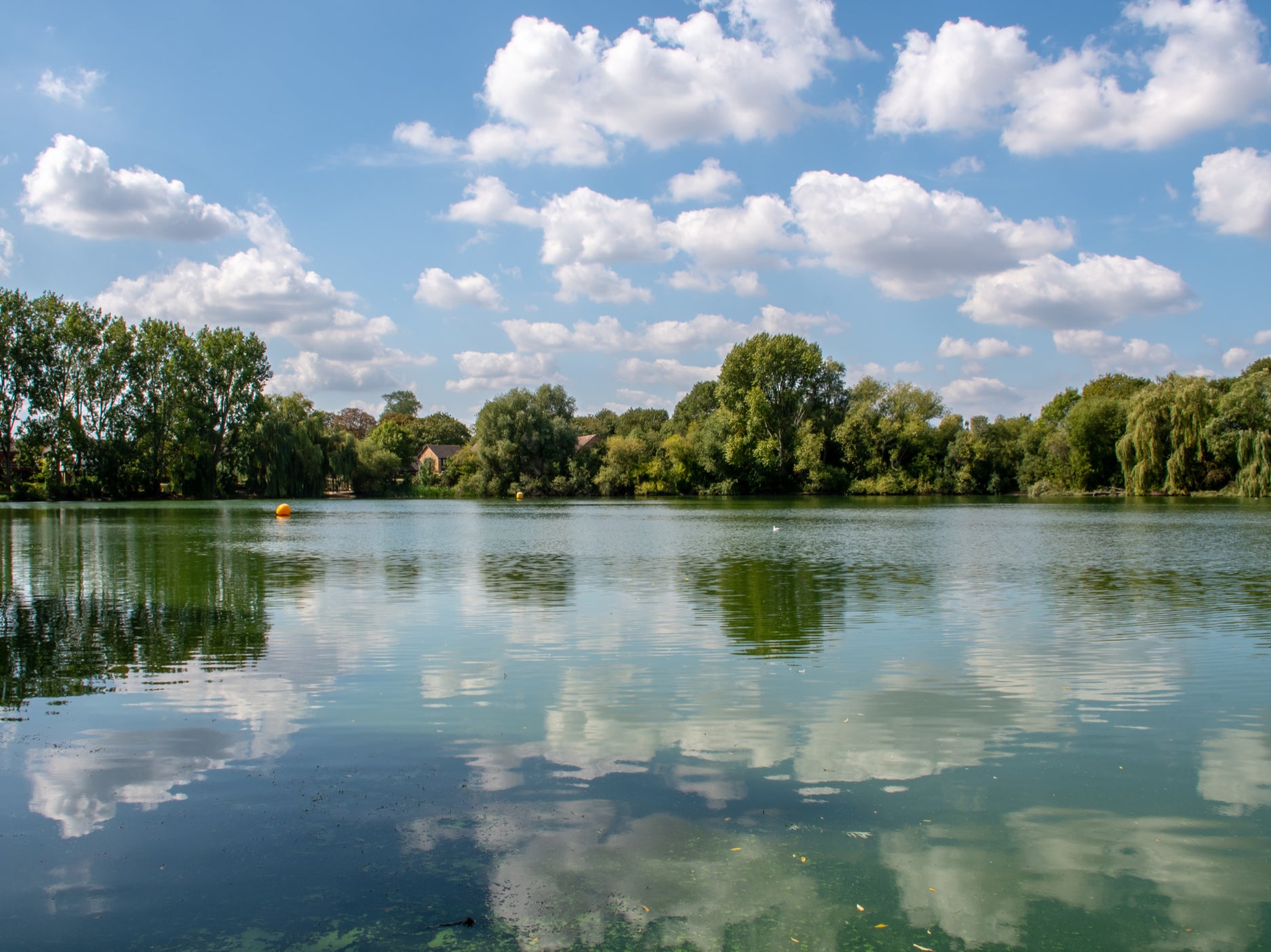 Members of the public were advised to avoid Bray Lake as rescue efforts got underway