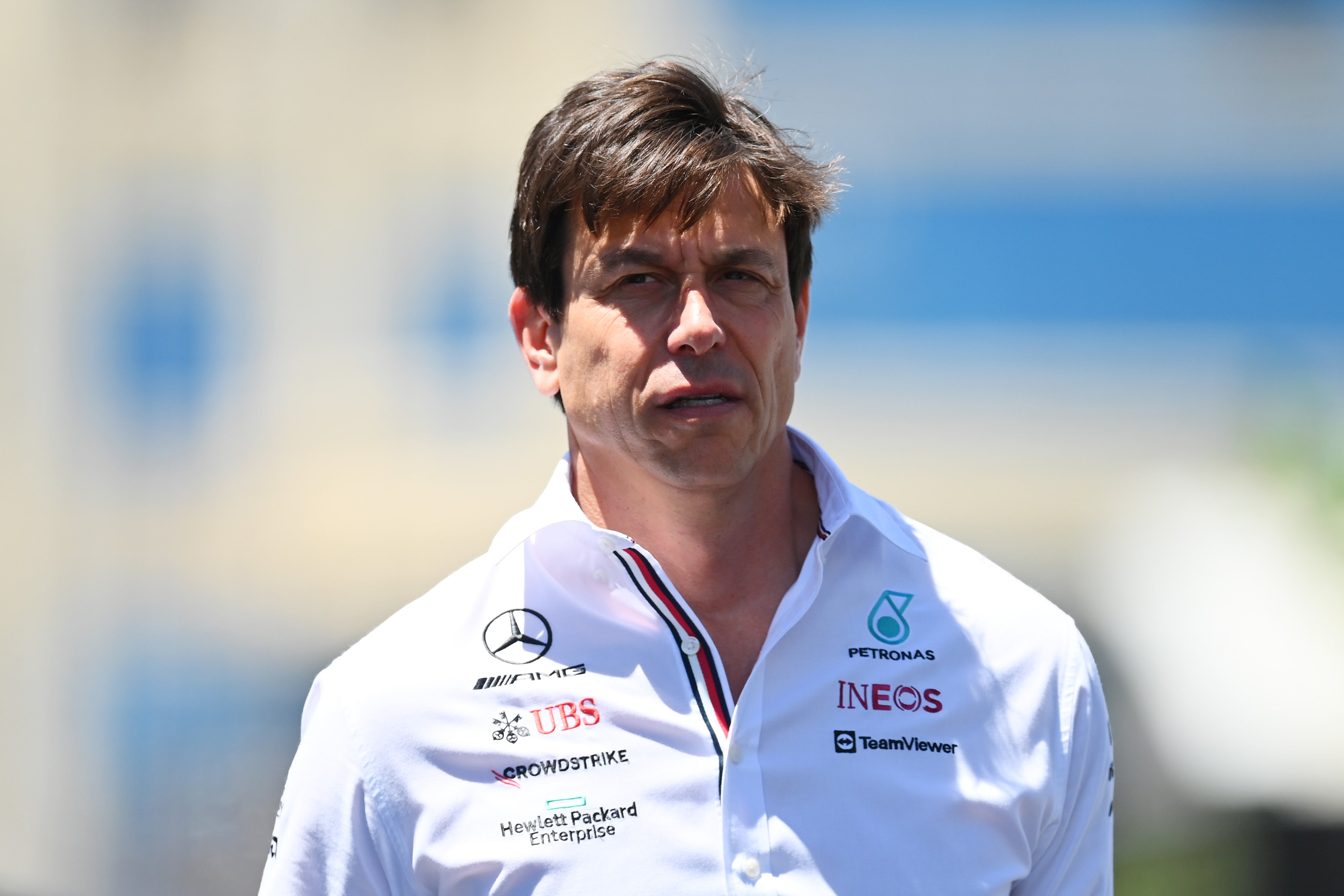 Horner hit back at claims from Toto Wolff (pictured) that some teams were breaching rules surrounding ‘flexi floors’, saying there are “no concerns” with the underside of the Red Bull cars