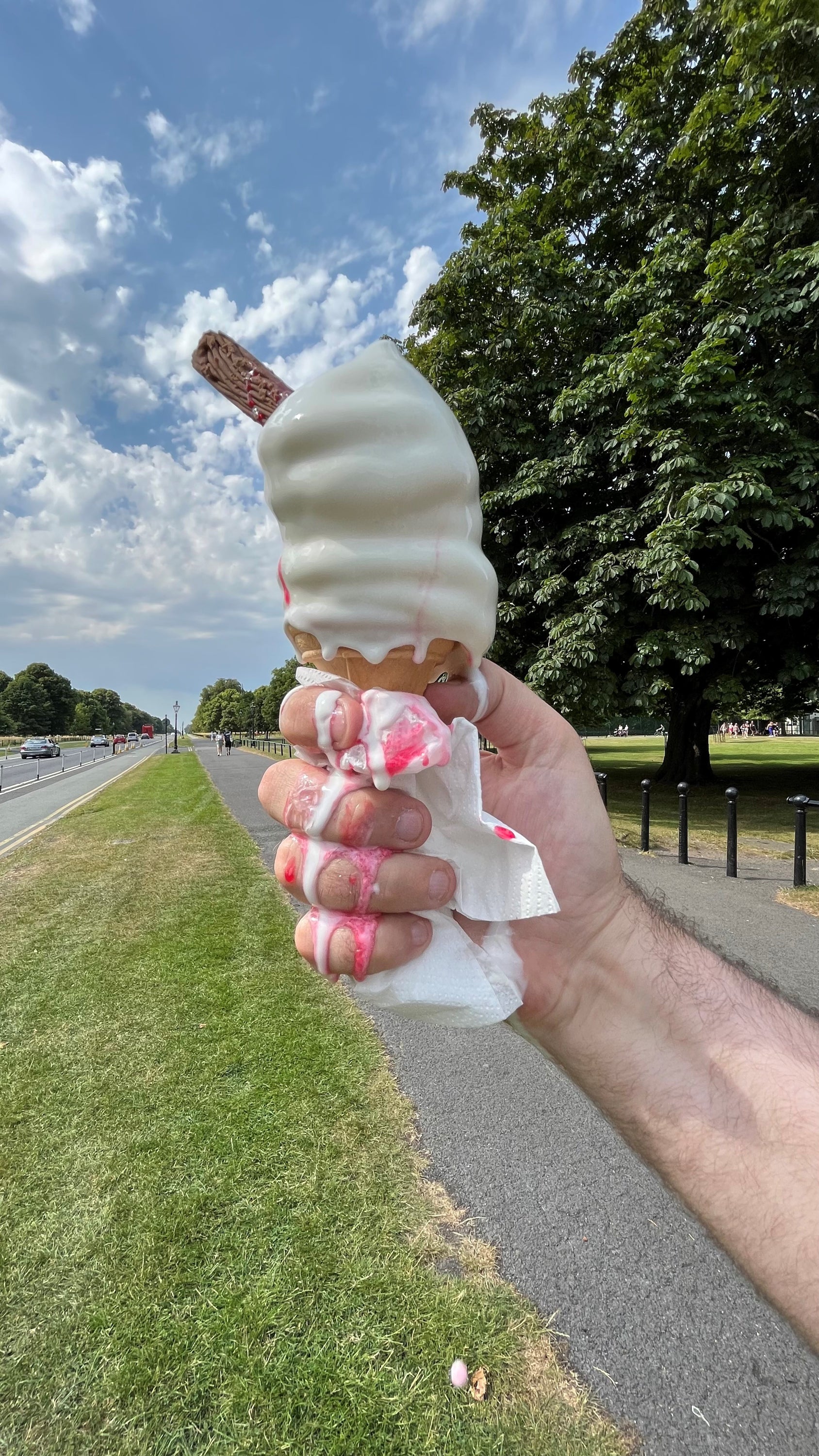 Ice cream sales have soared in the heatwave (Niall Carson/PA)