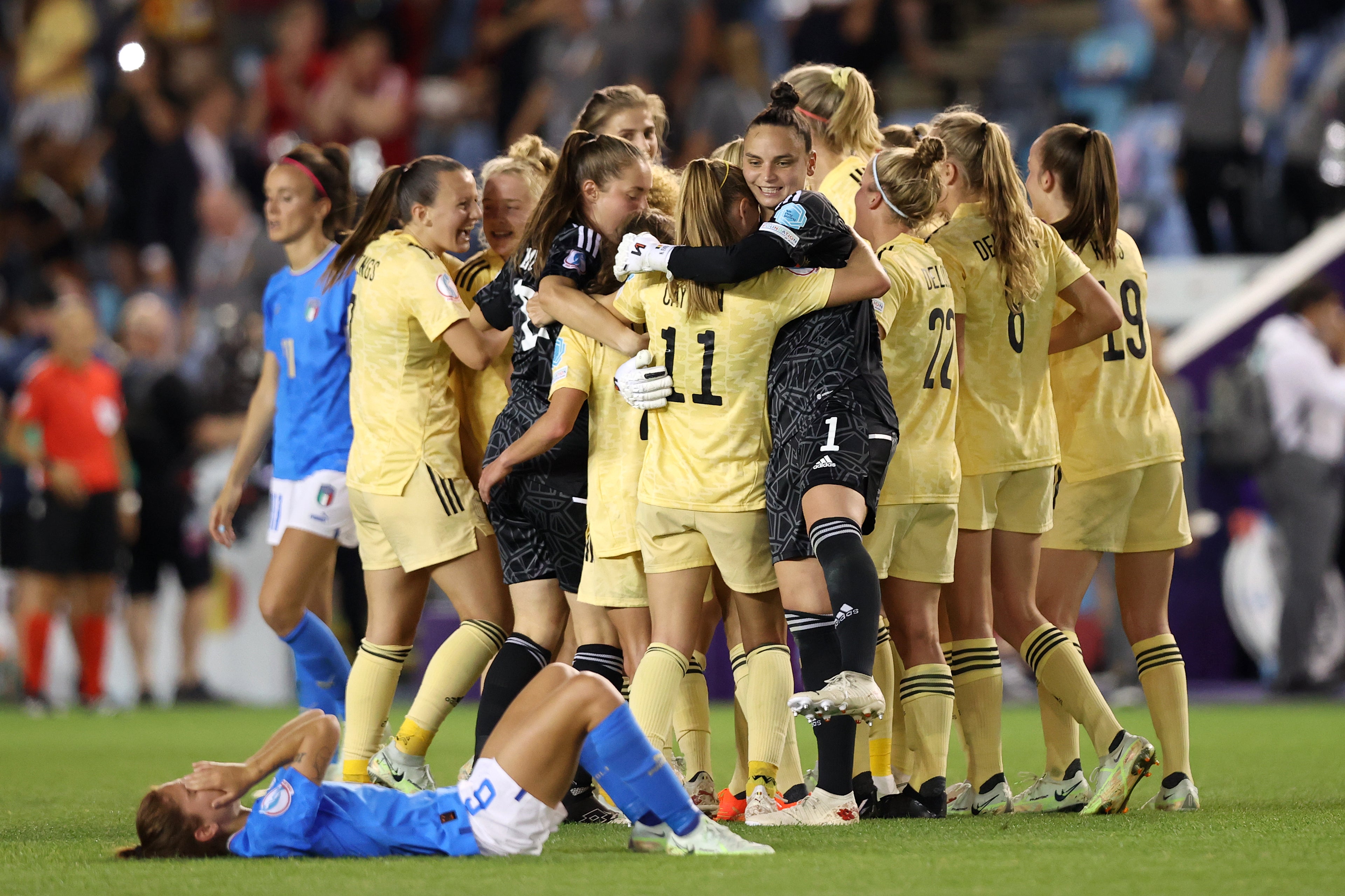 Belgium now face Sweden in the last eight