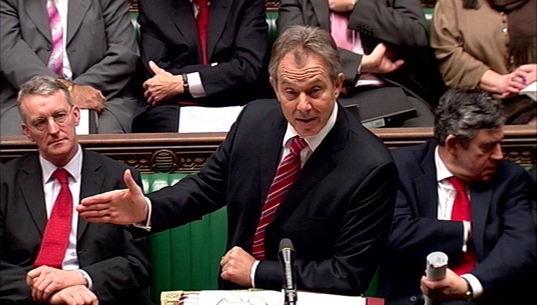 Newly released files suggest Tony Blair’s spin team felt his weekly performances at the Commons despatch box required major improvement – and that the premier detested the spectacle anyway (PA)