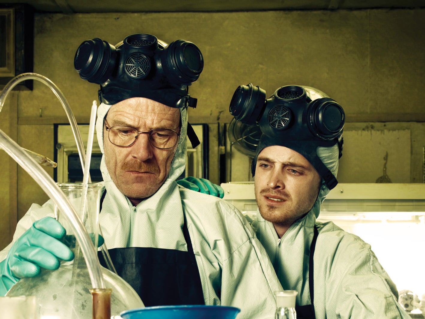 Cranston and Paul in ‘Breaking Bad'