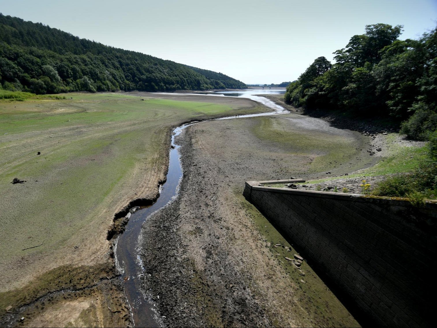 Lindley Moor Reservoir in the Washburn Valley