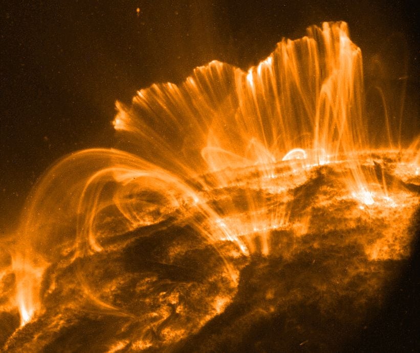 Severe space weather is rated at a similar level of risk to pandemics