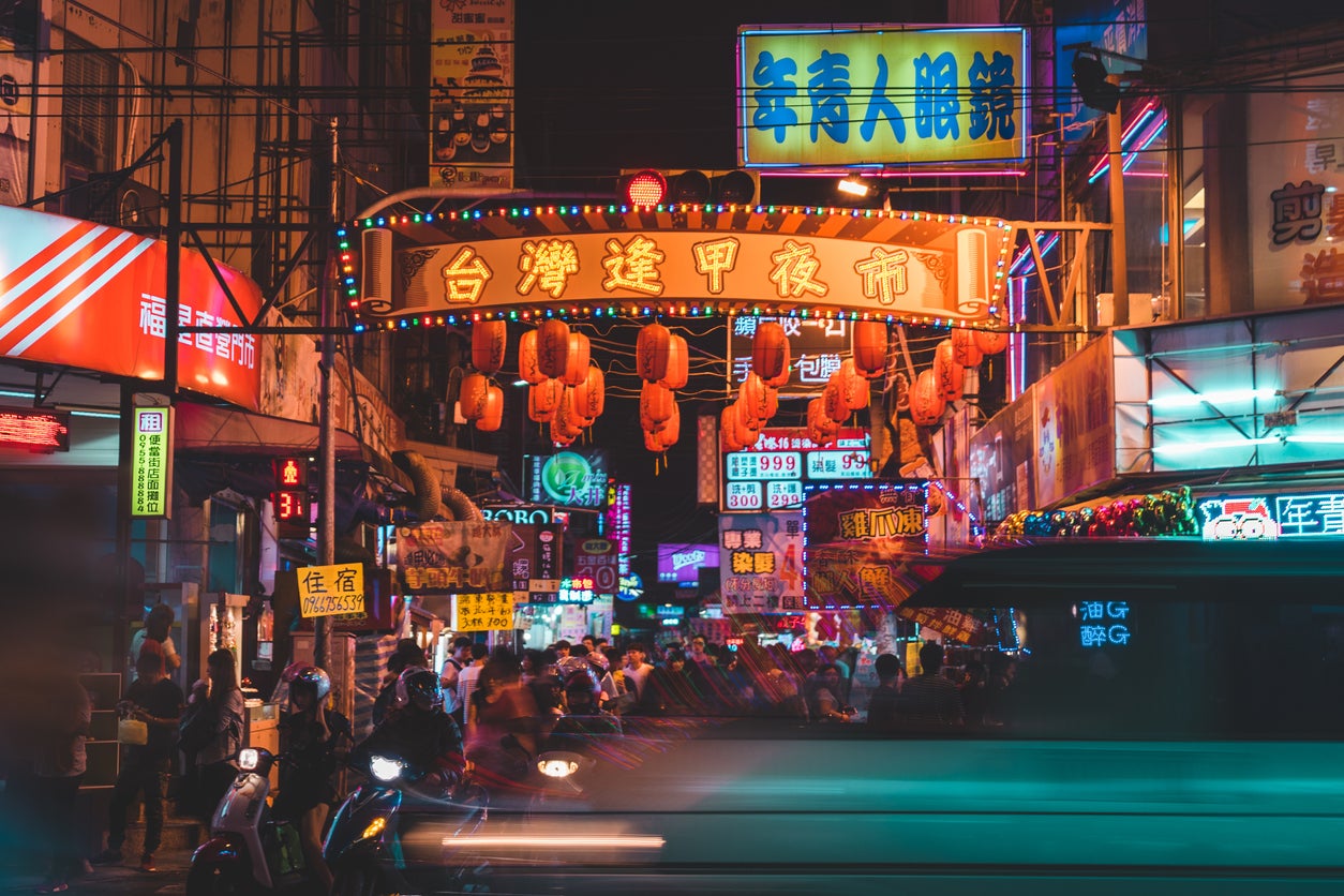 Fengjia night market, Taichung, Taiwan